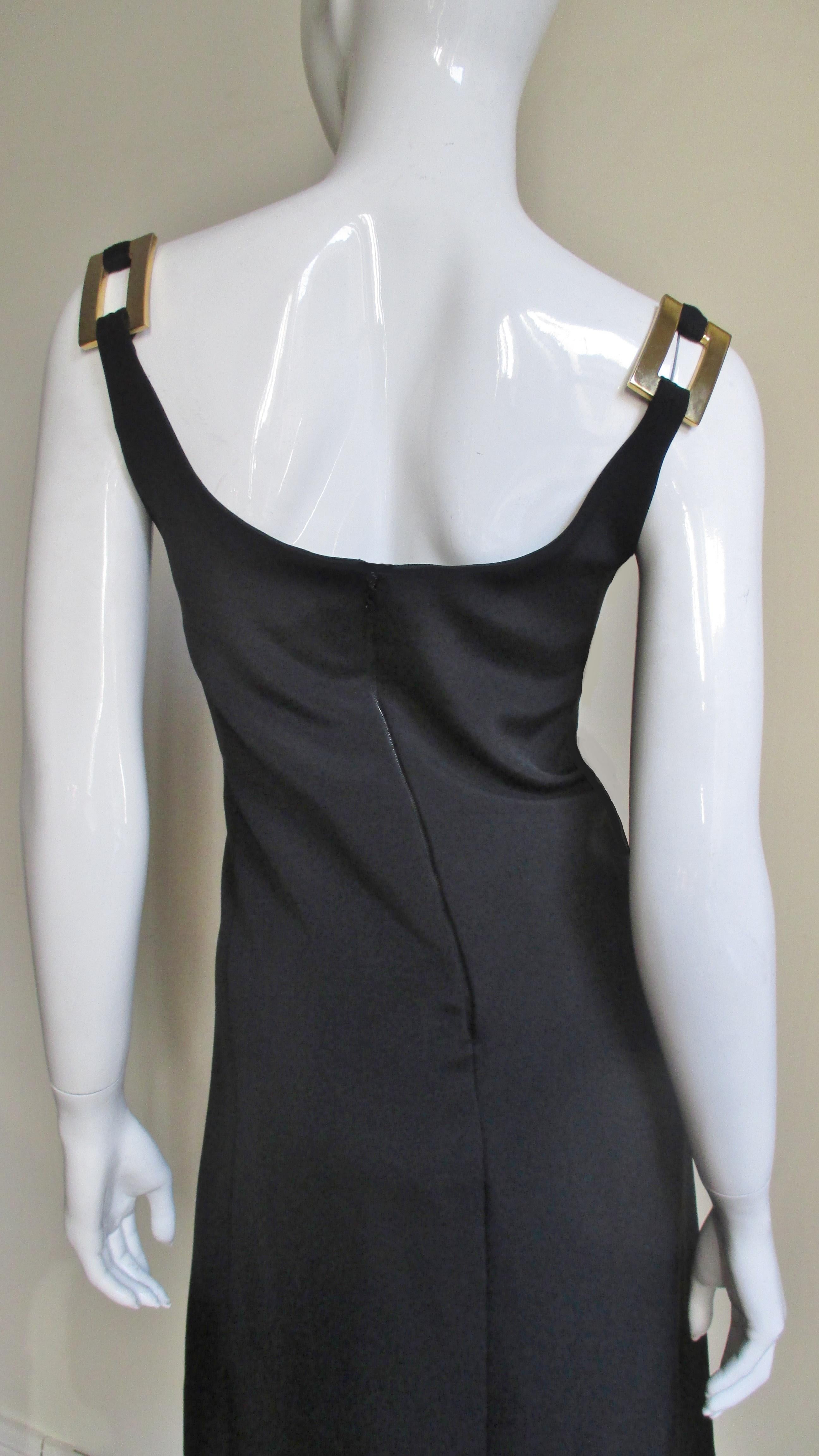 Donald Brooks Dress with Hardware 1960s For Sale 4