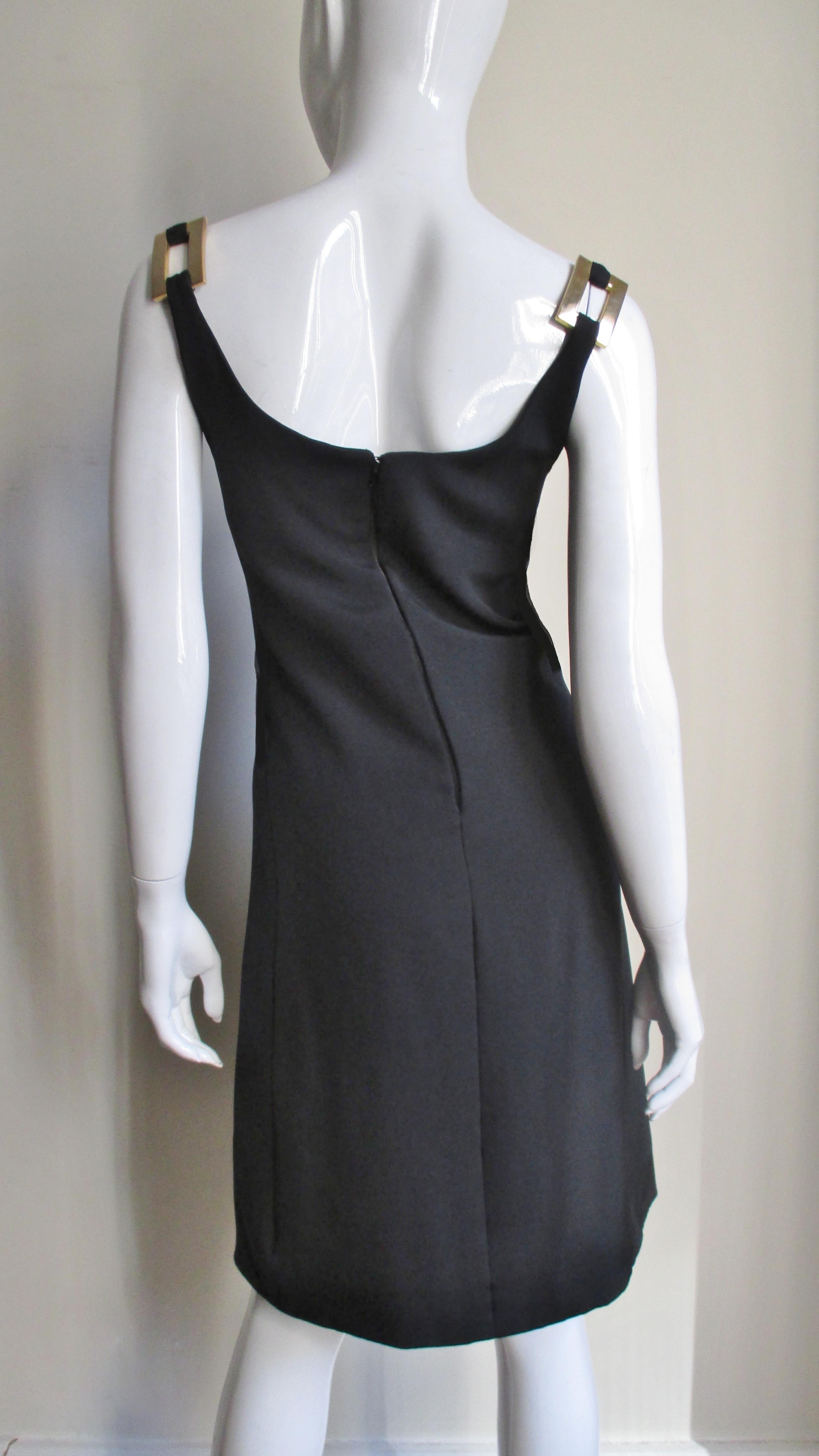 Donald Brooks Dress with Hardware 1960s For Sale 3