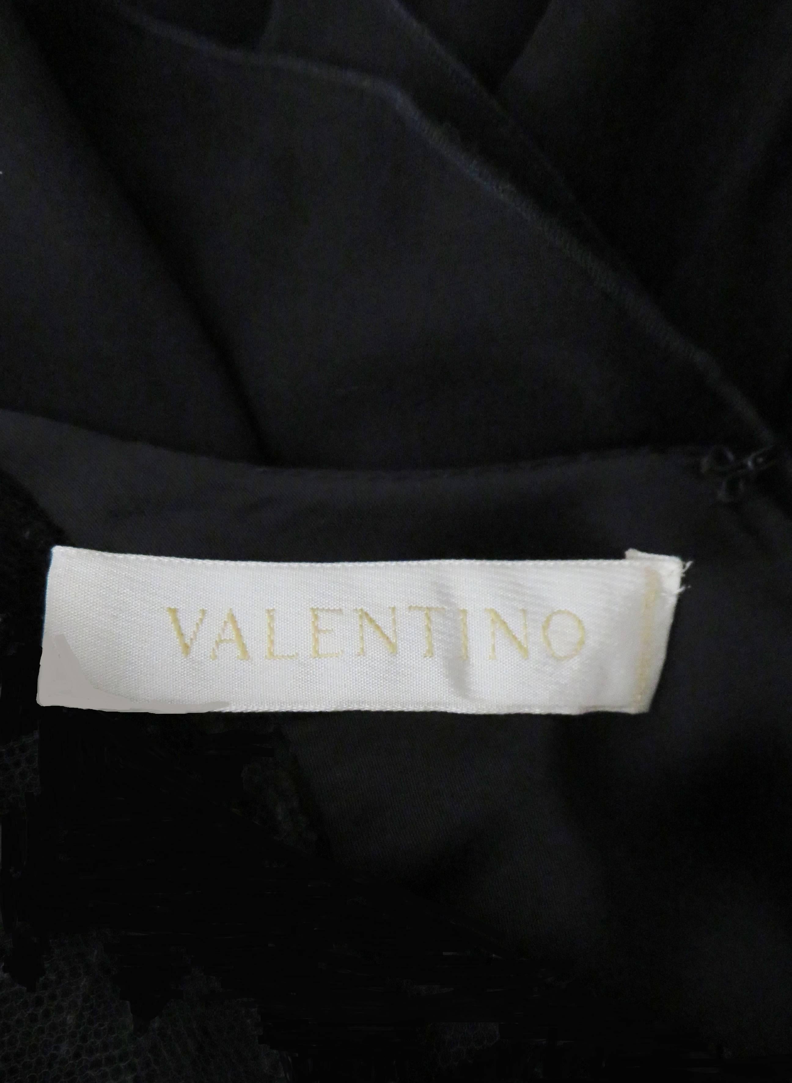 Valentino Silk Gown With Cut Out Side  5