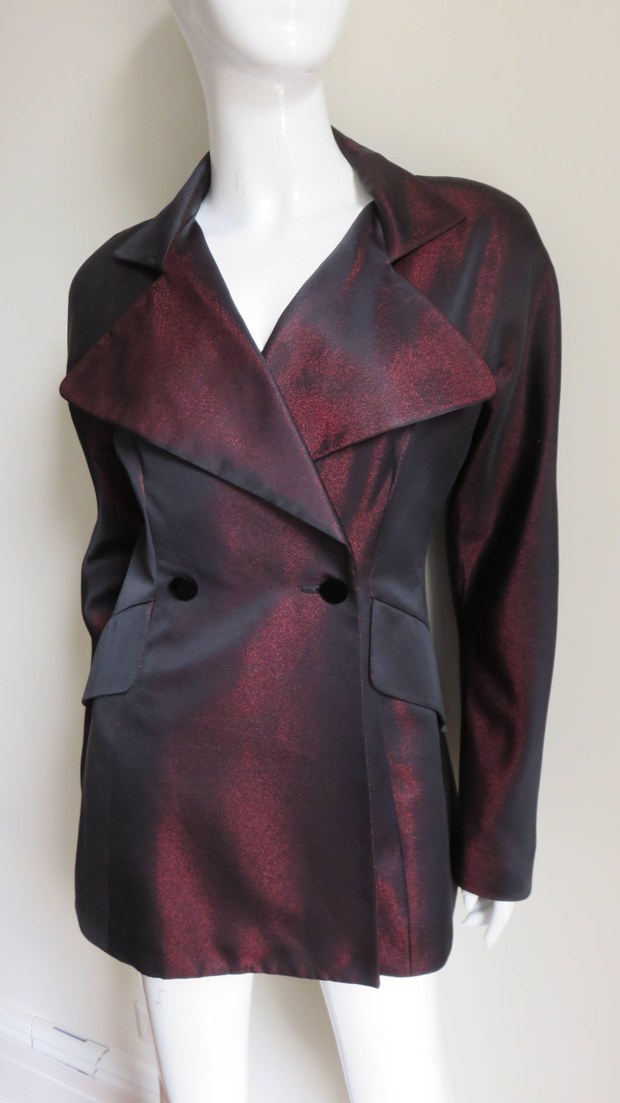 iridescent blazer