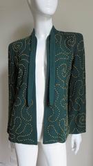 1940s Brass Studded Jacket