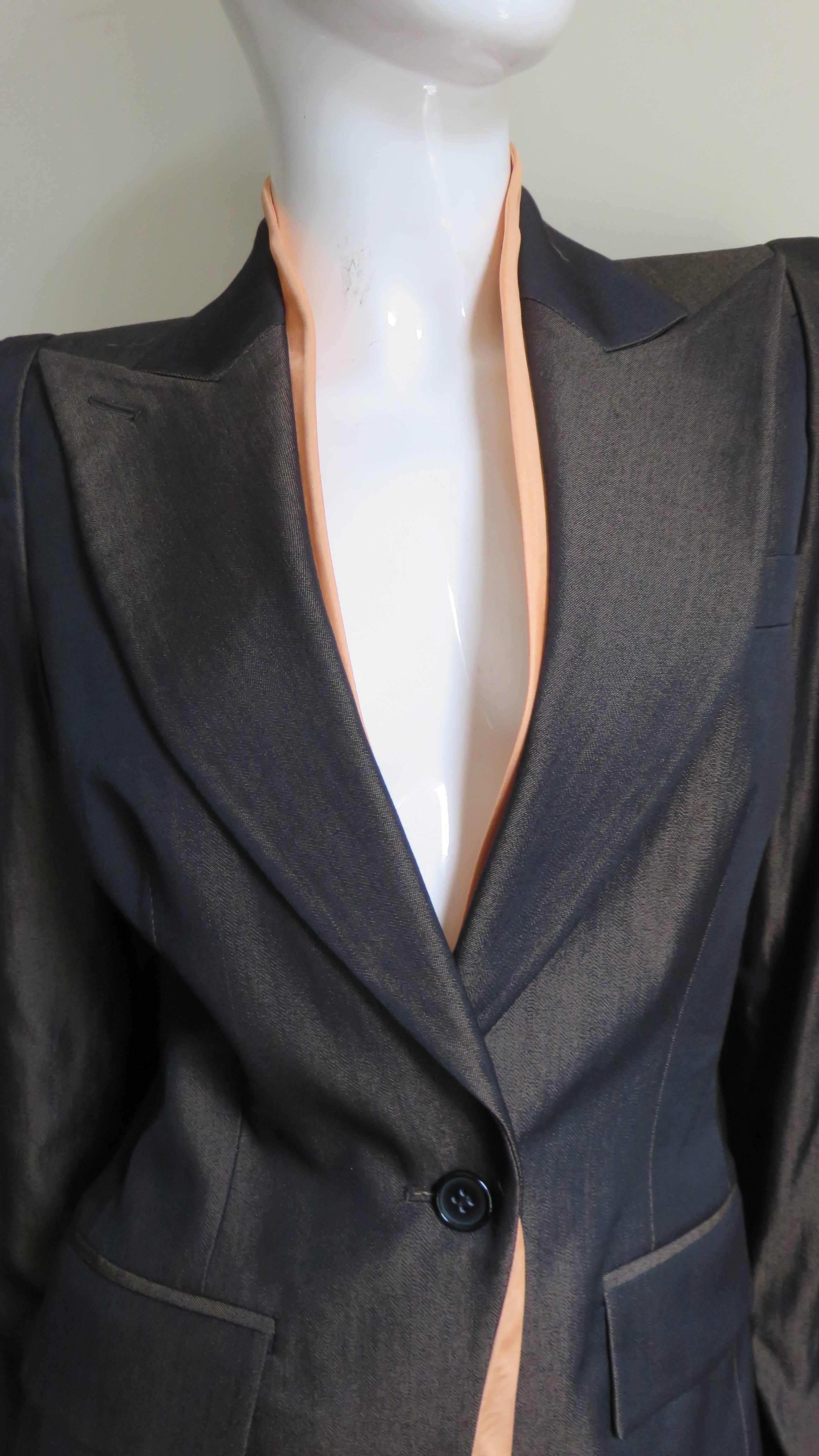 Alexander McQueen 2000 Pant Suit In Good Condition In Water Mill, NY