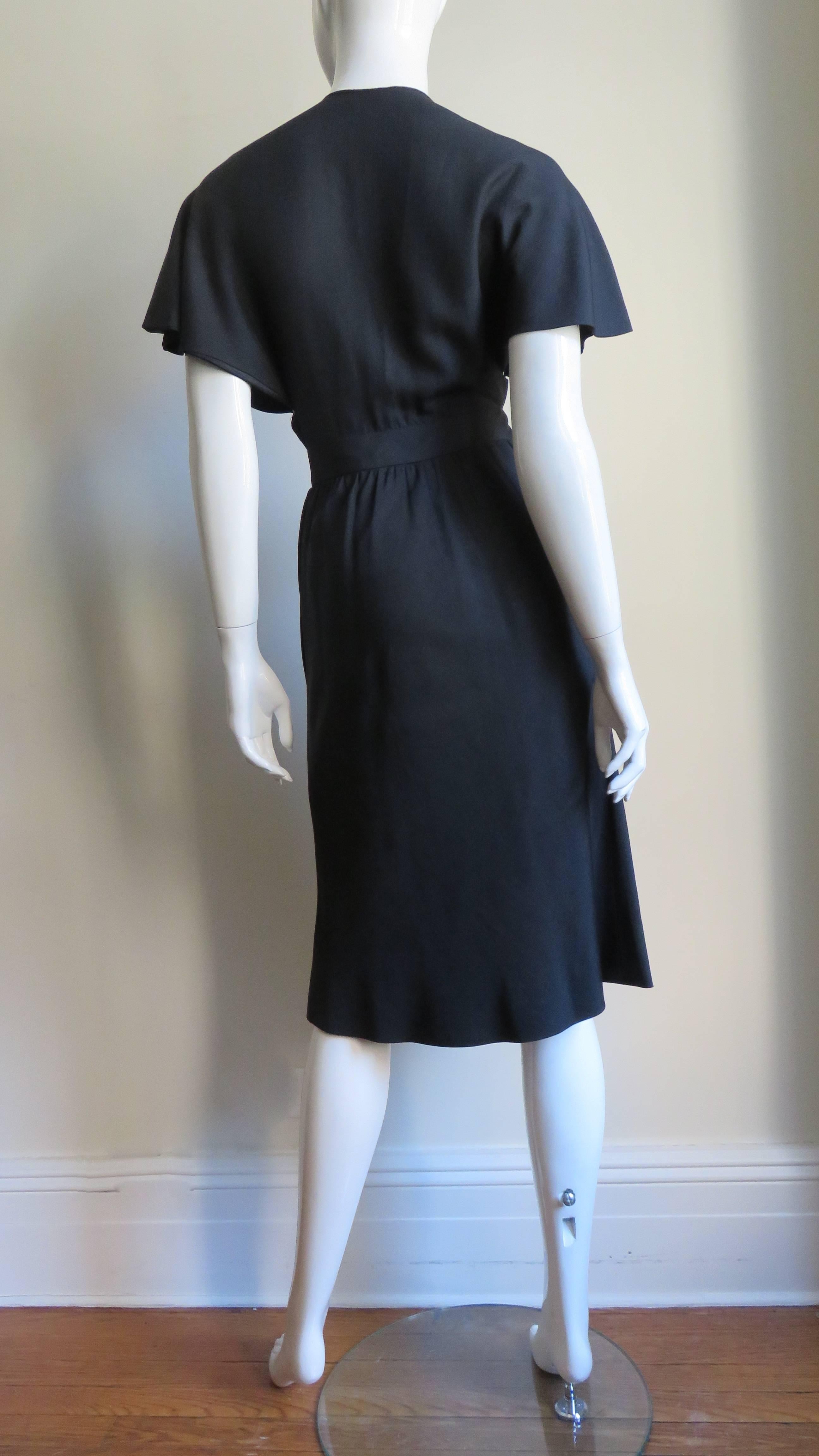 Halston Silk Wrap Dress 1970s For Sale 2
