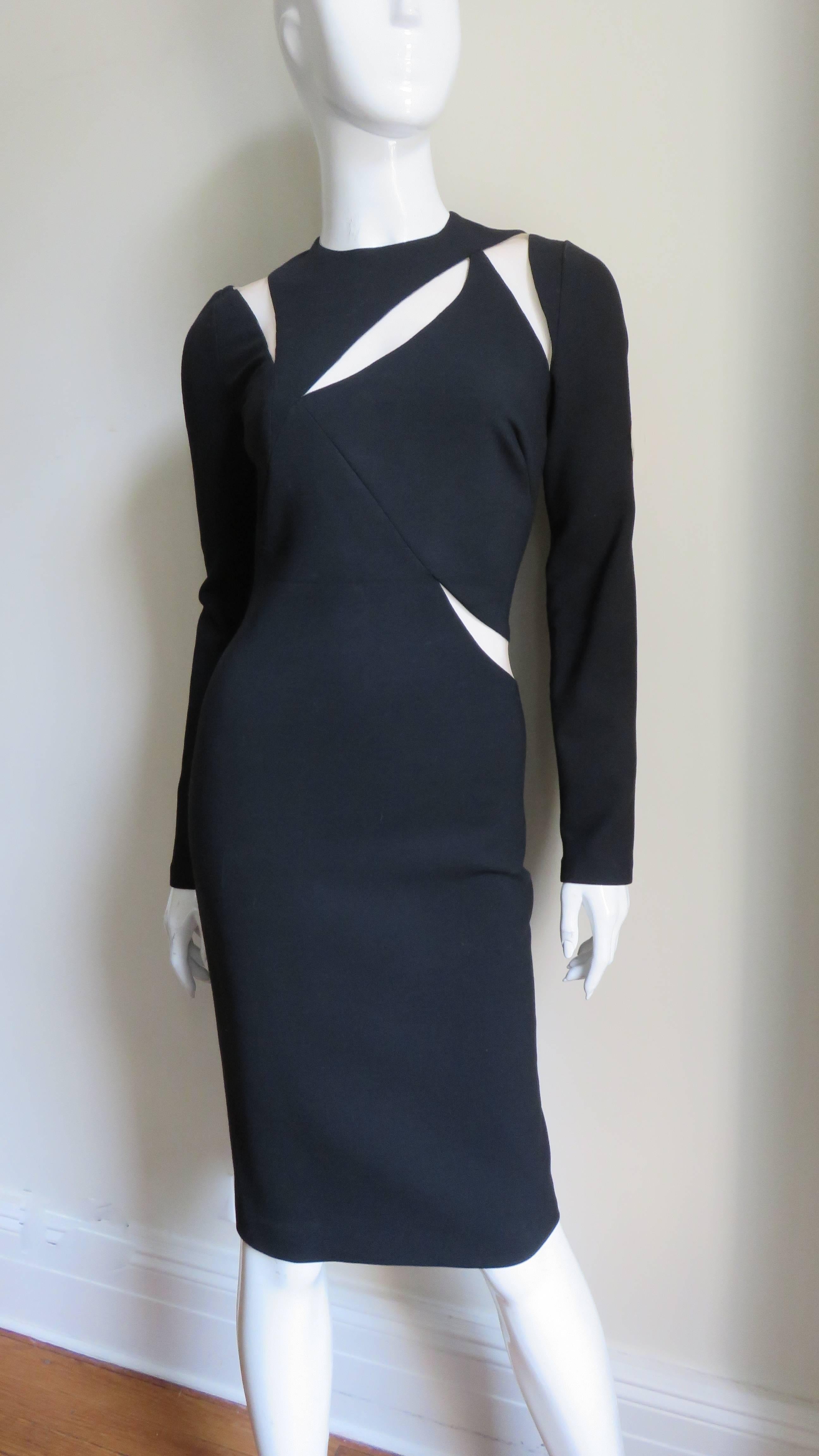 Women's Versace Fabulous Body Con Dress with Cutouts