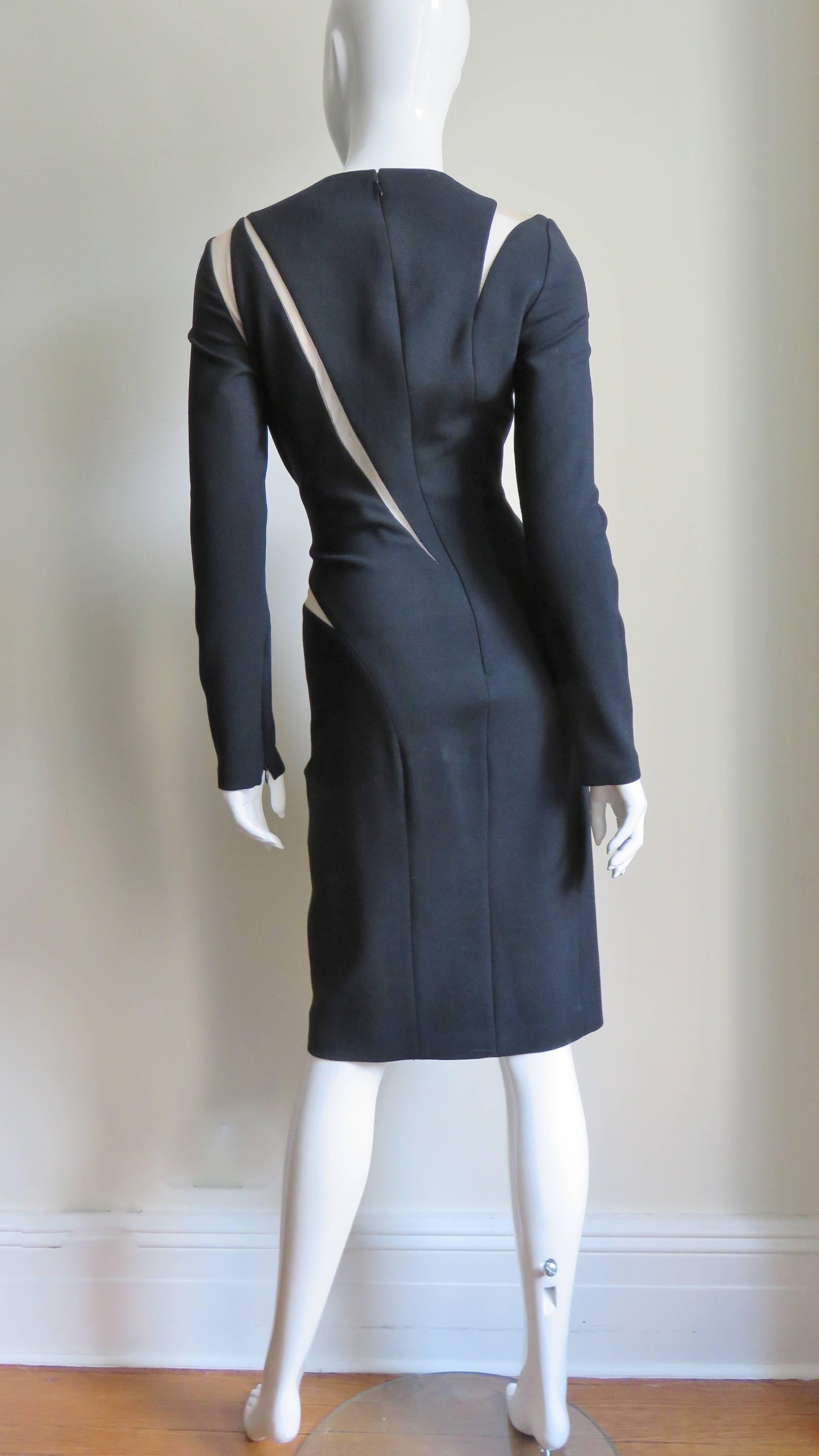 Versace Fabulous Body Con Dress with Cutouts 4