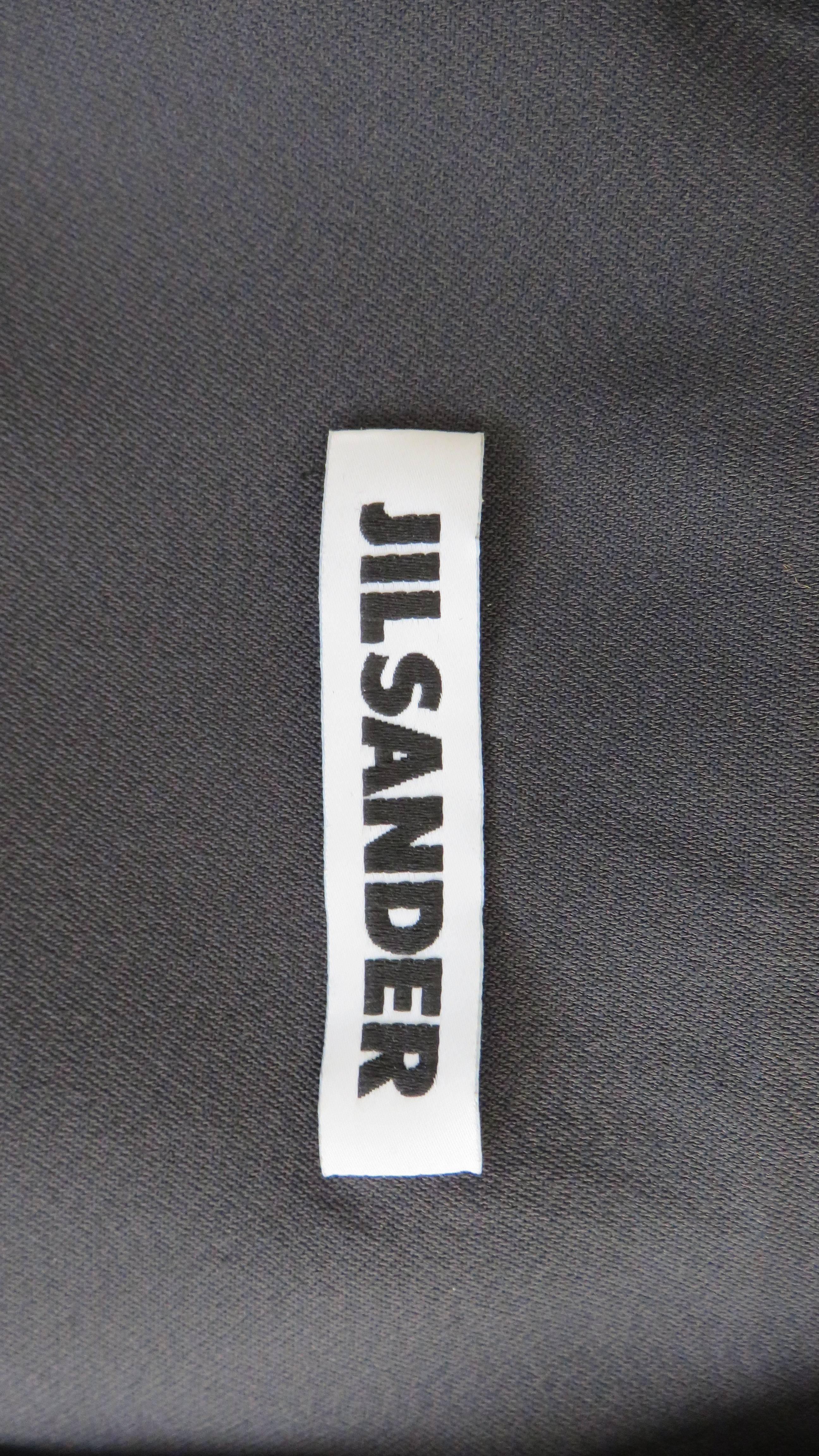 Jil Sander Silk Backless Double Front Jacket 3