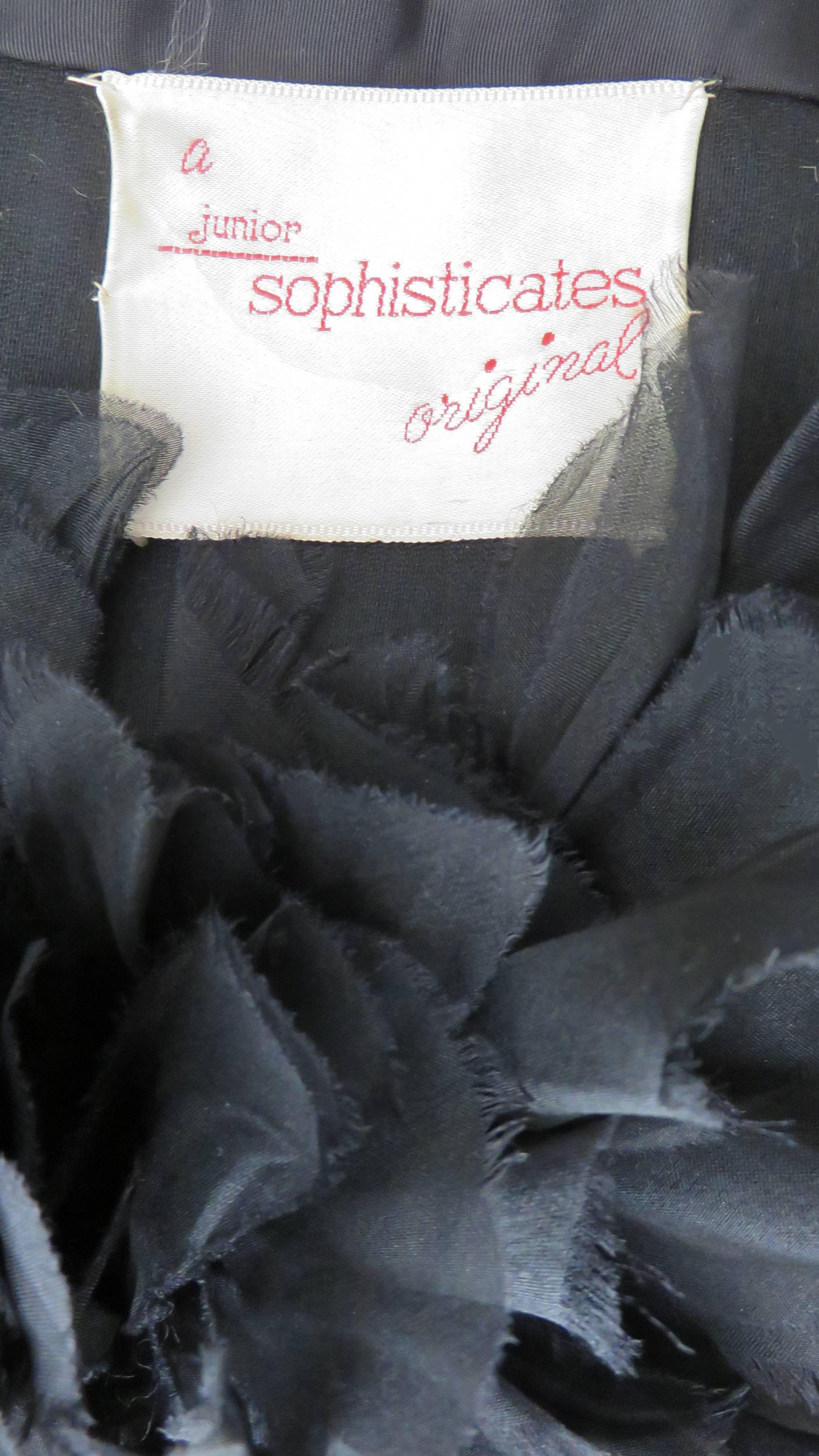  Veste en soie des années 1960 avec bordure en organza en vente 5