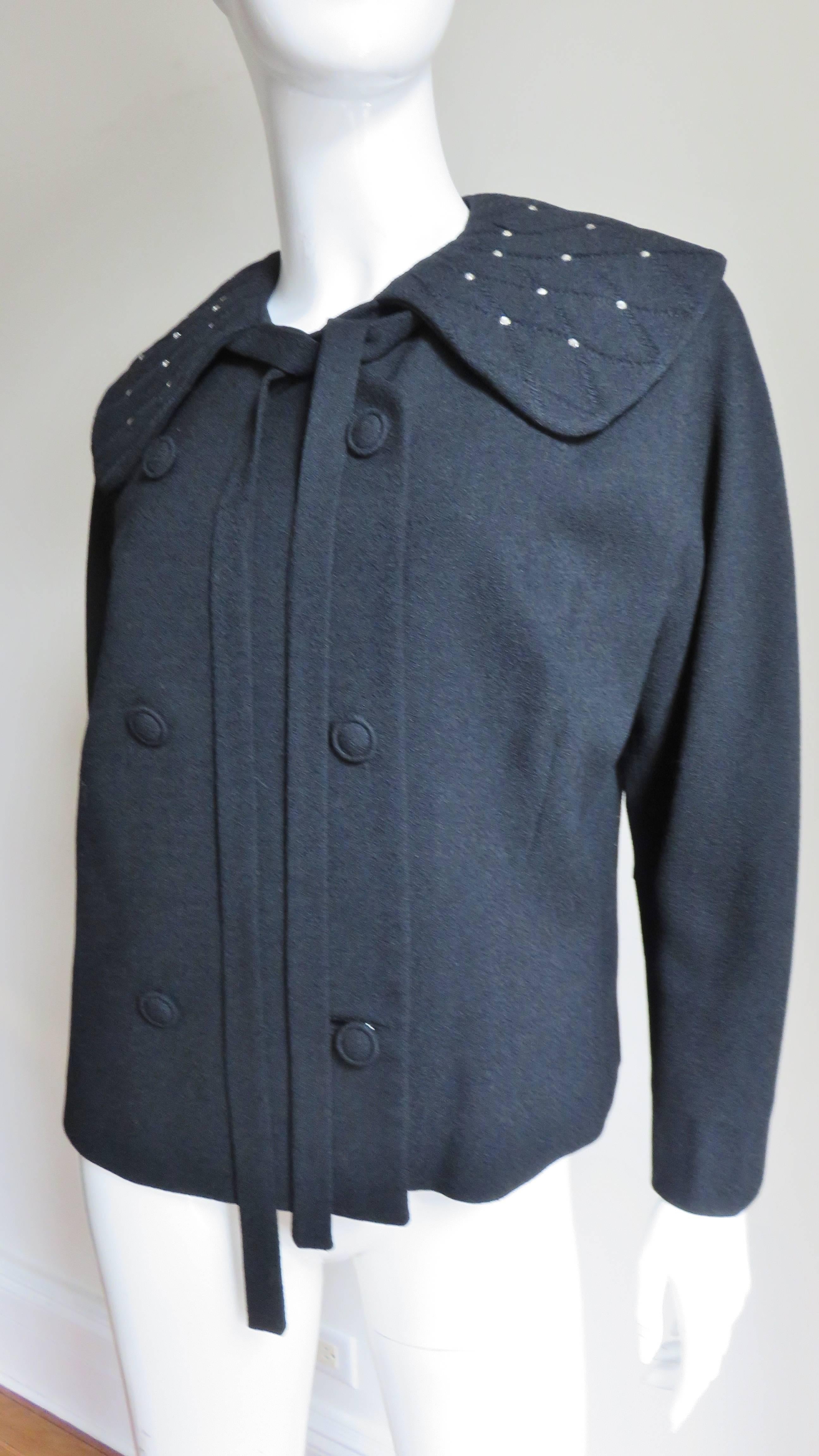 Lilli Ann 1950s Wool Jacket  For Sale 2