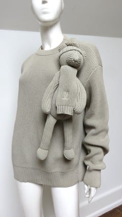 Louis Vuitton von Virgil Abloh – Beiger Teddybär-Pullover 2021