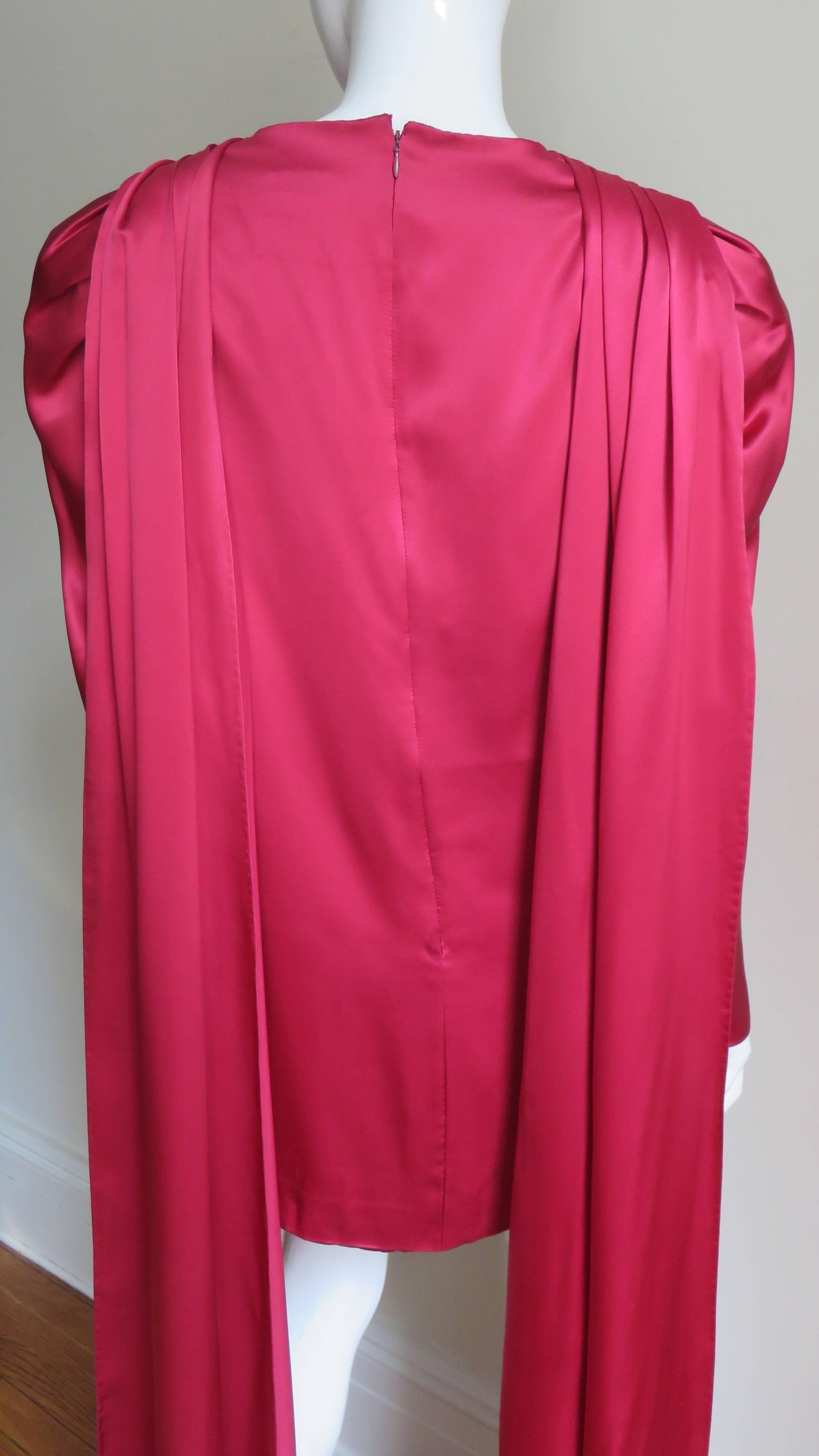 1980s Wallace Charles Contreri Dress With Draping 2