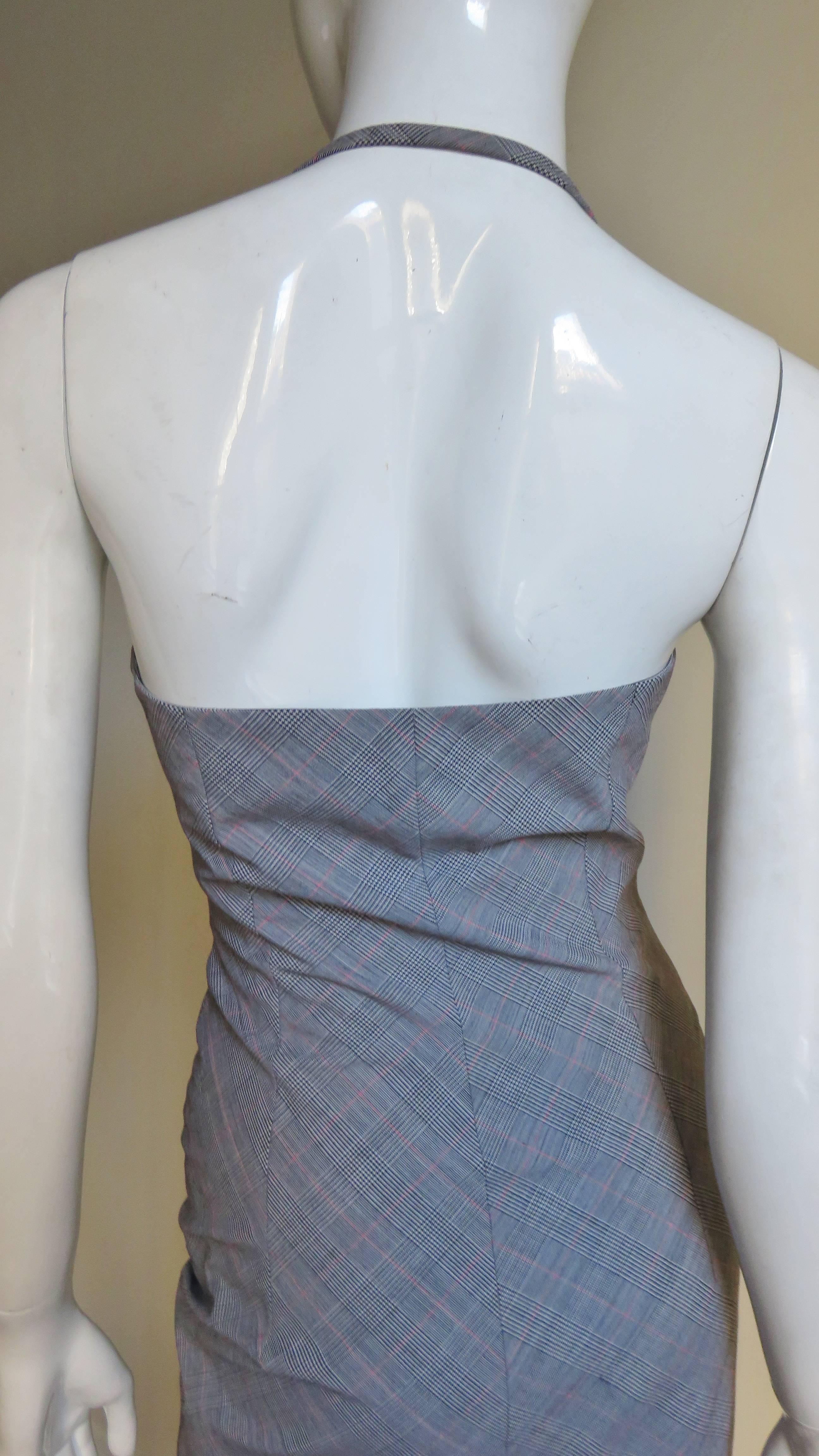 Givenchy Couture - Pull dos nu avec boutons à l'avant, années 1990 en vente 5