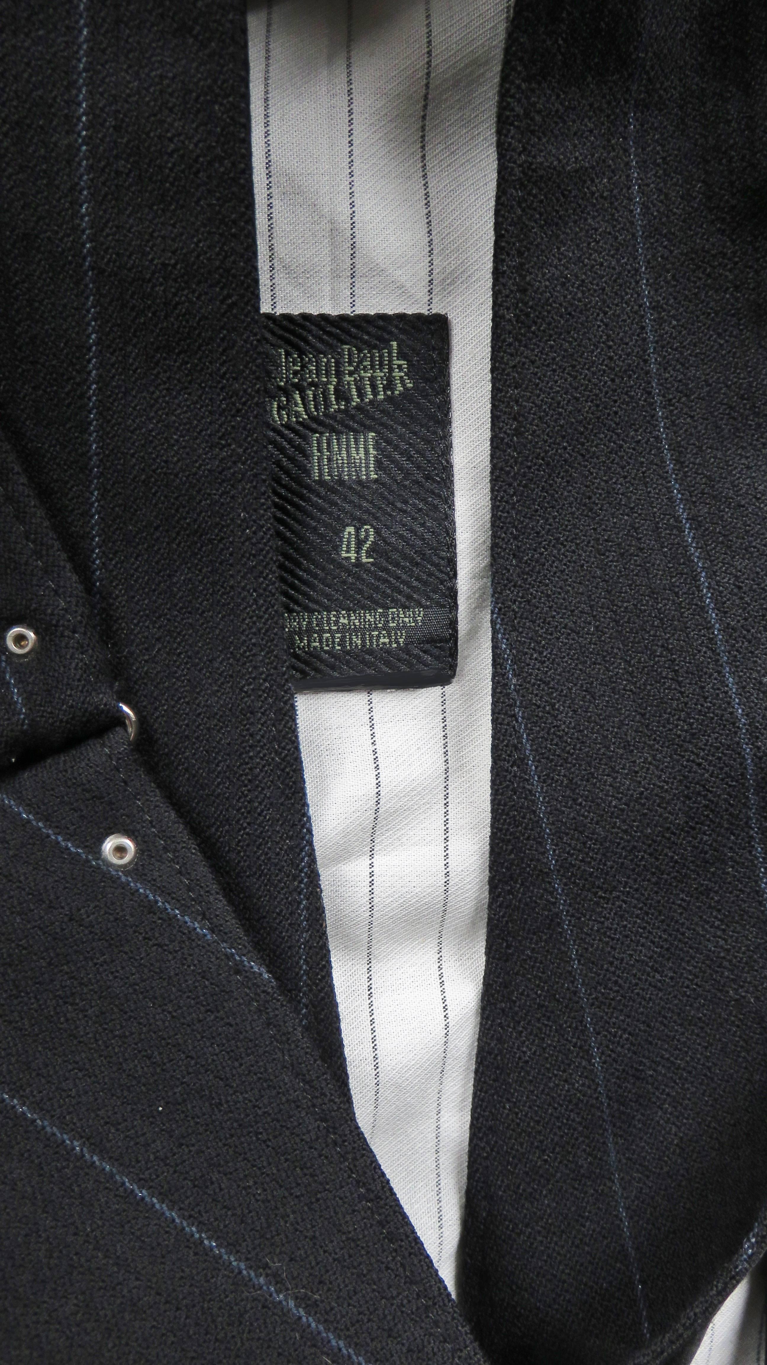 1990s Jean Paul Gaultier Wrap Bondage Vest 4
