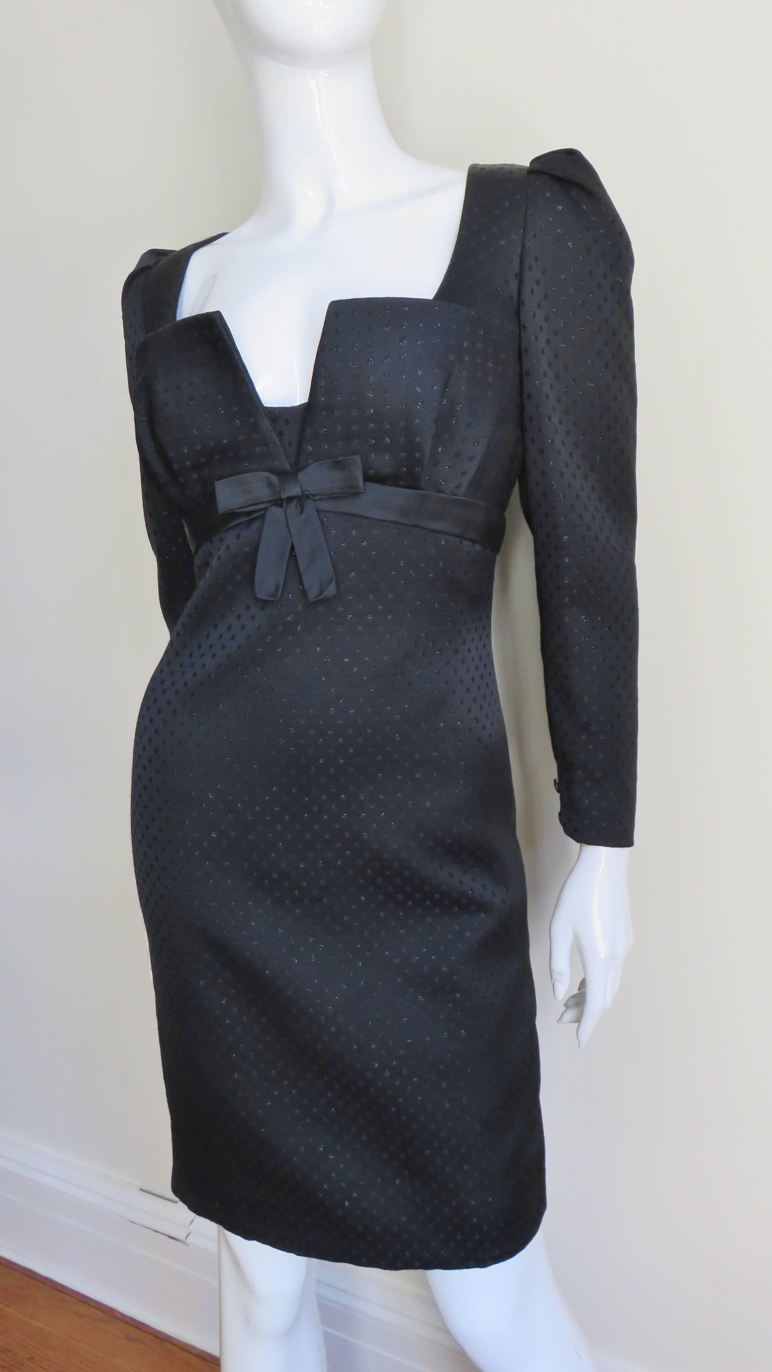 Renato Balestra Silk Dress 1990s For Sale 1