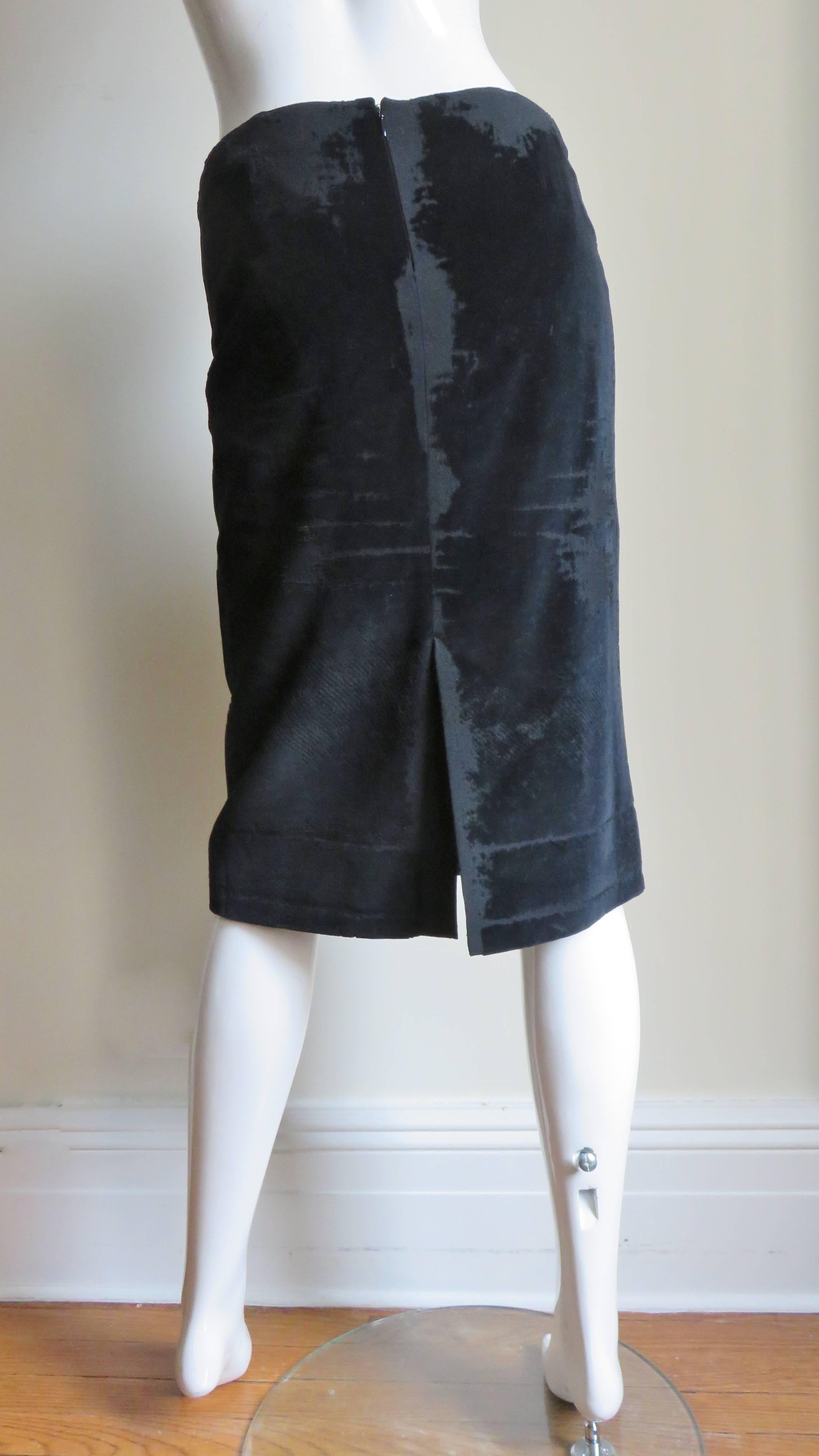Jean Paul Gaultier Skirt with Zipper Pouch 1990s For Sale 3