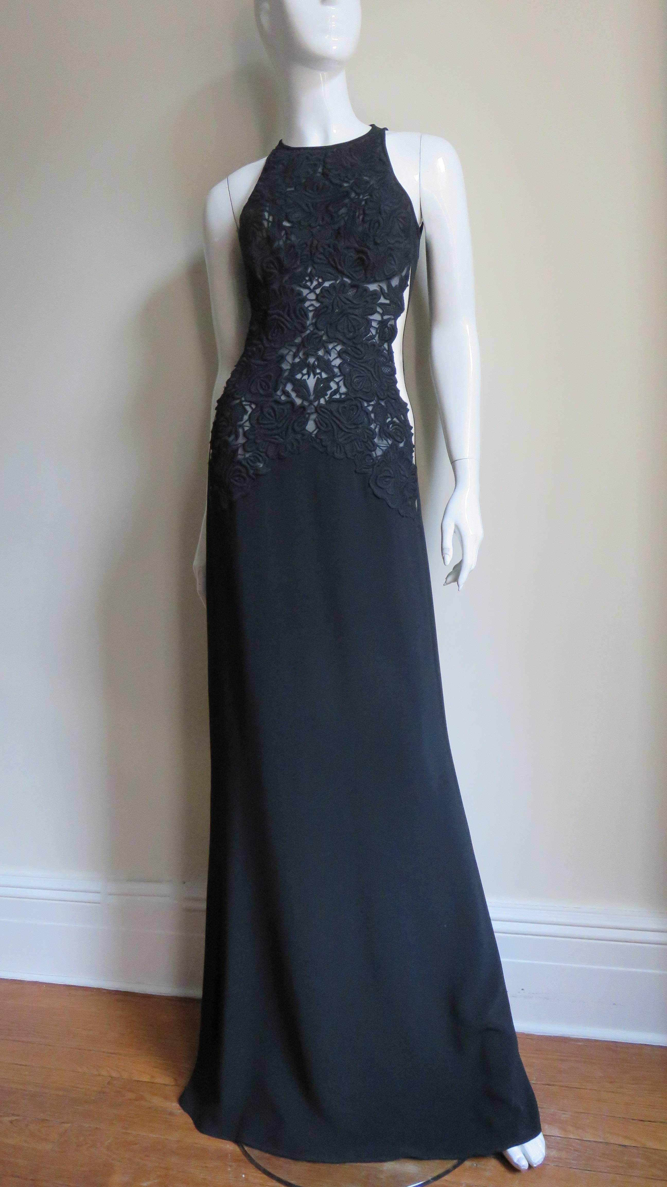 Stella McCartney Gown with Cut out Waist For Sale 5