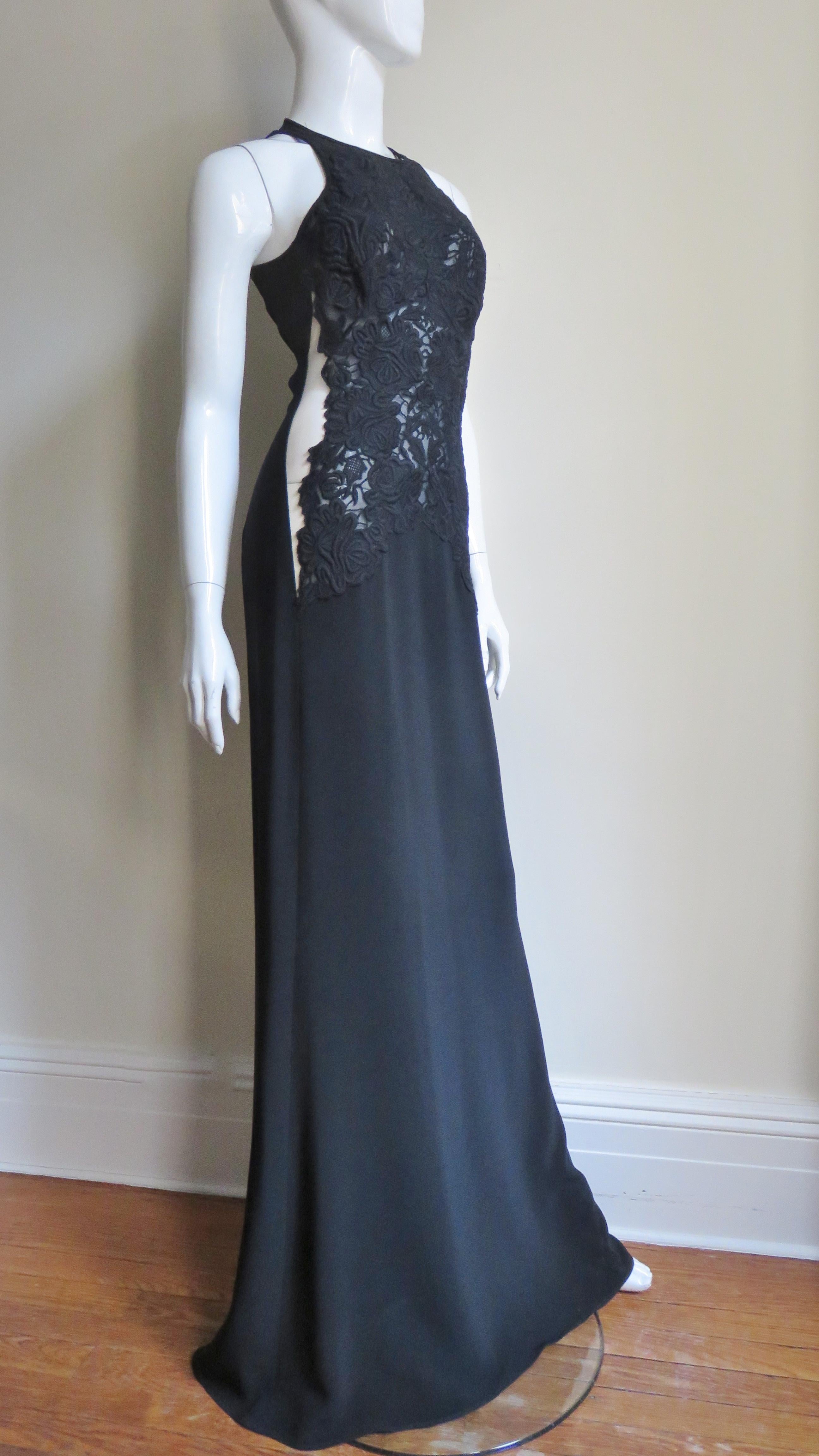 Stella McCartney Gown with Cut out Waist For Sale 6