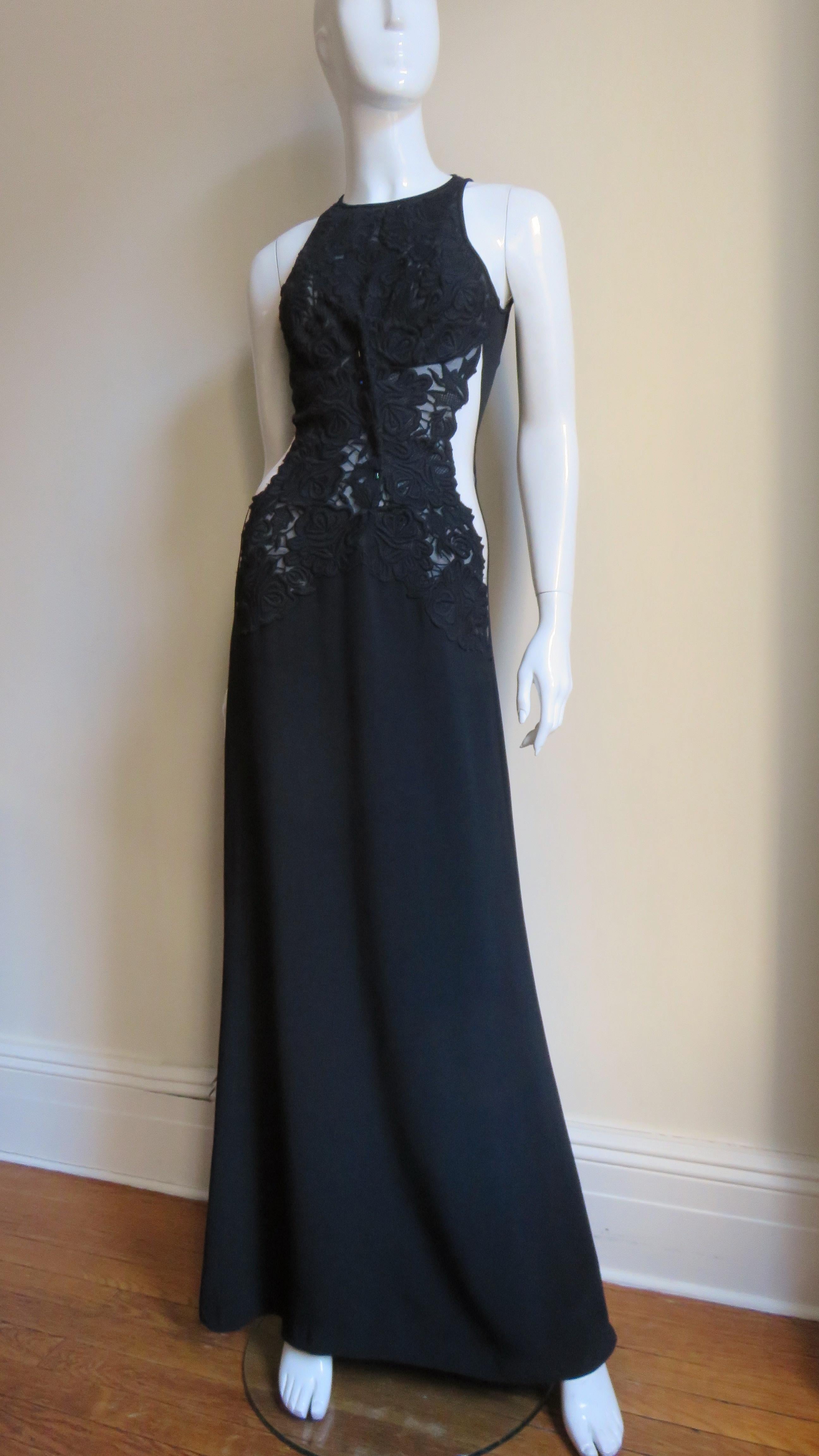 Stella McCartney Gown with Cut out Waist For Sale 4