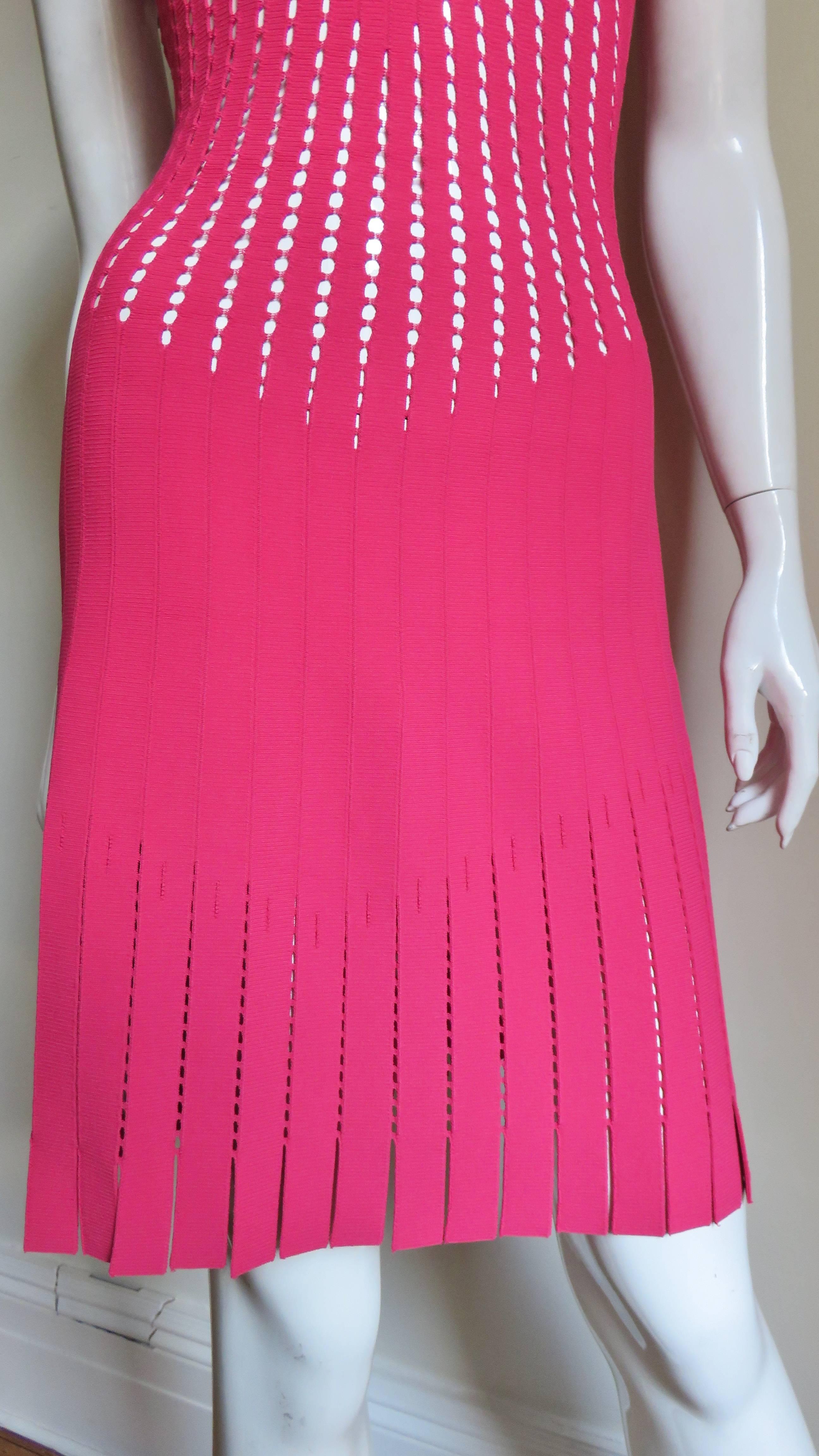 Women's Alaia Dress With Perforations 