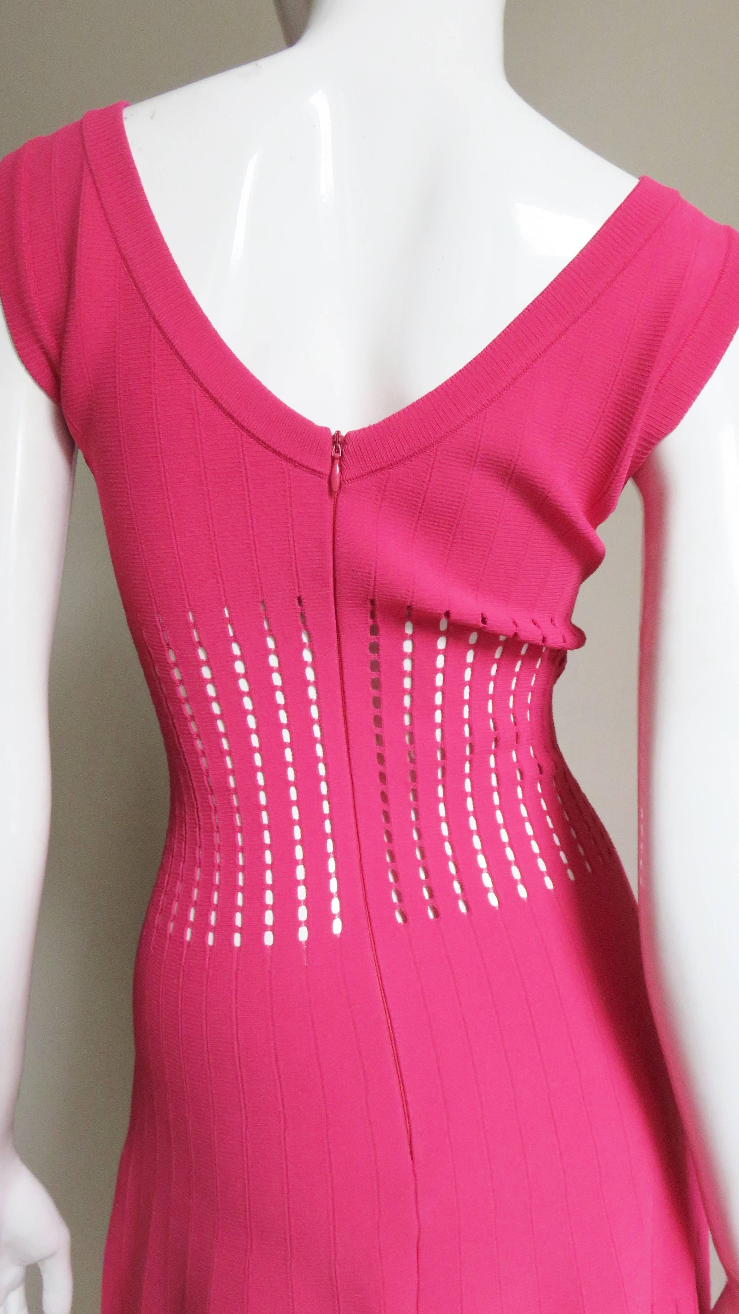 Alaia Dress With Perforations  2