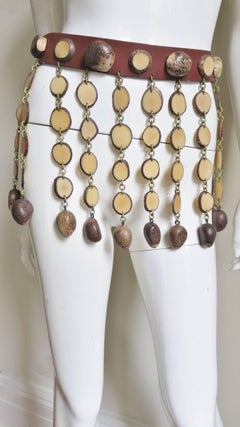 1990s Moschino "Nuts" Belt