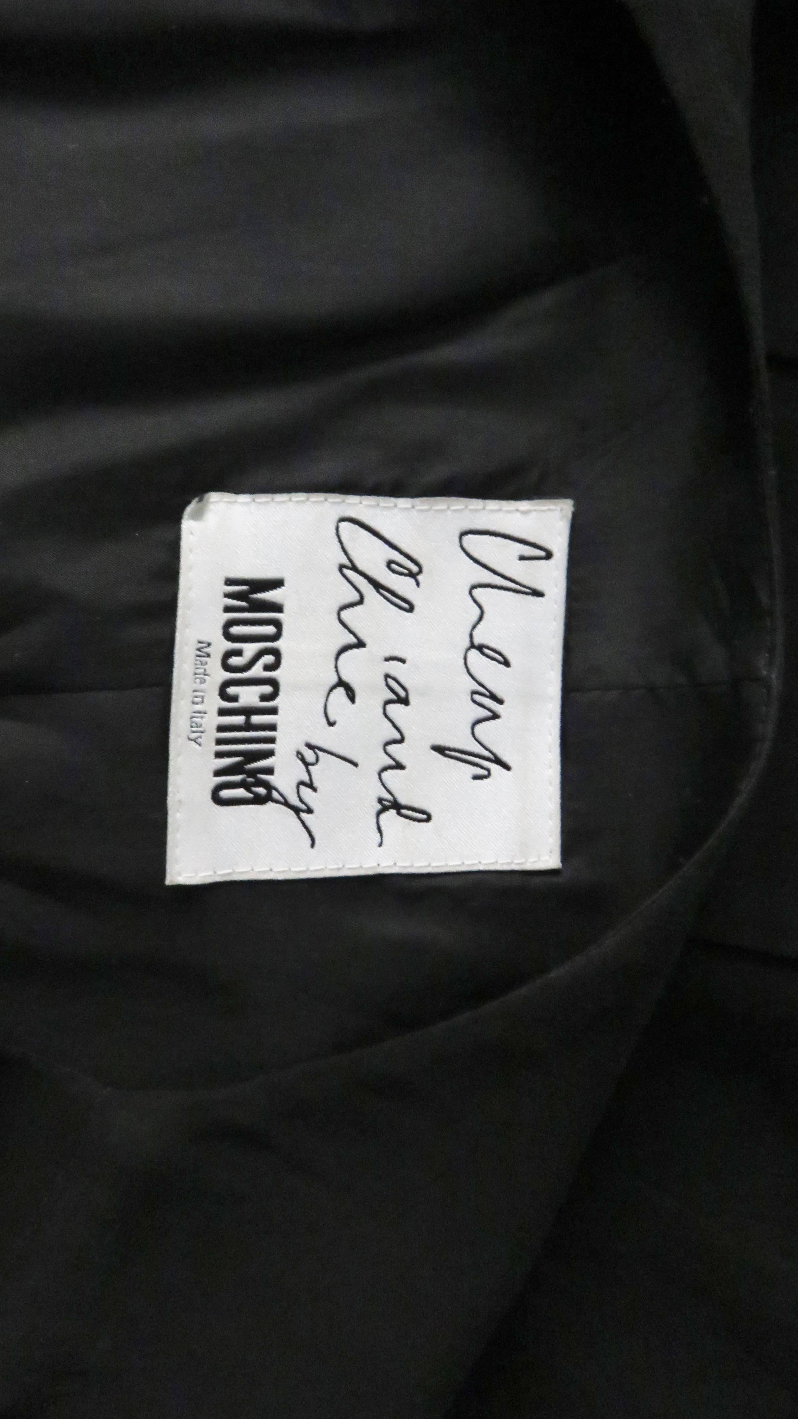  Moschino Carwash Hem Dress 1990s 6