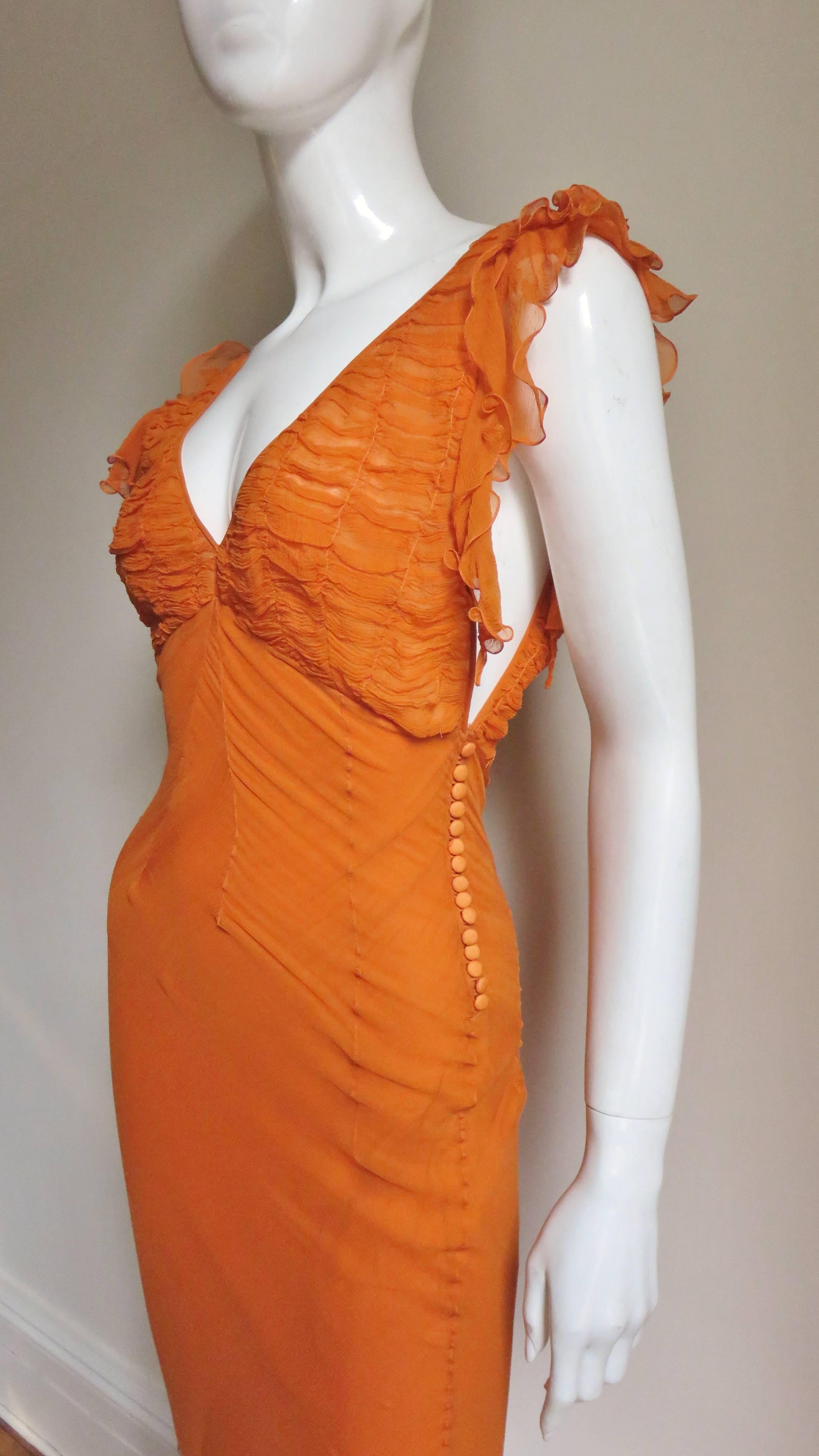 1990s Christian Dior Galliano Mermaid Gown  In New Condition In Water Mill, NY