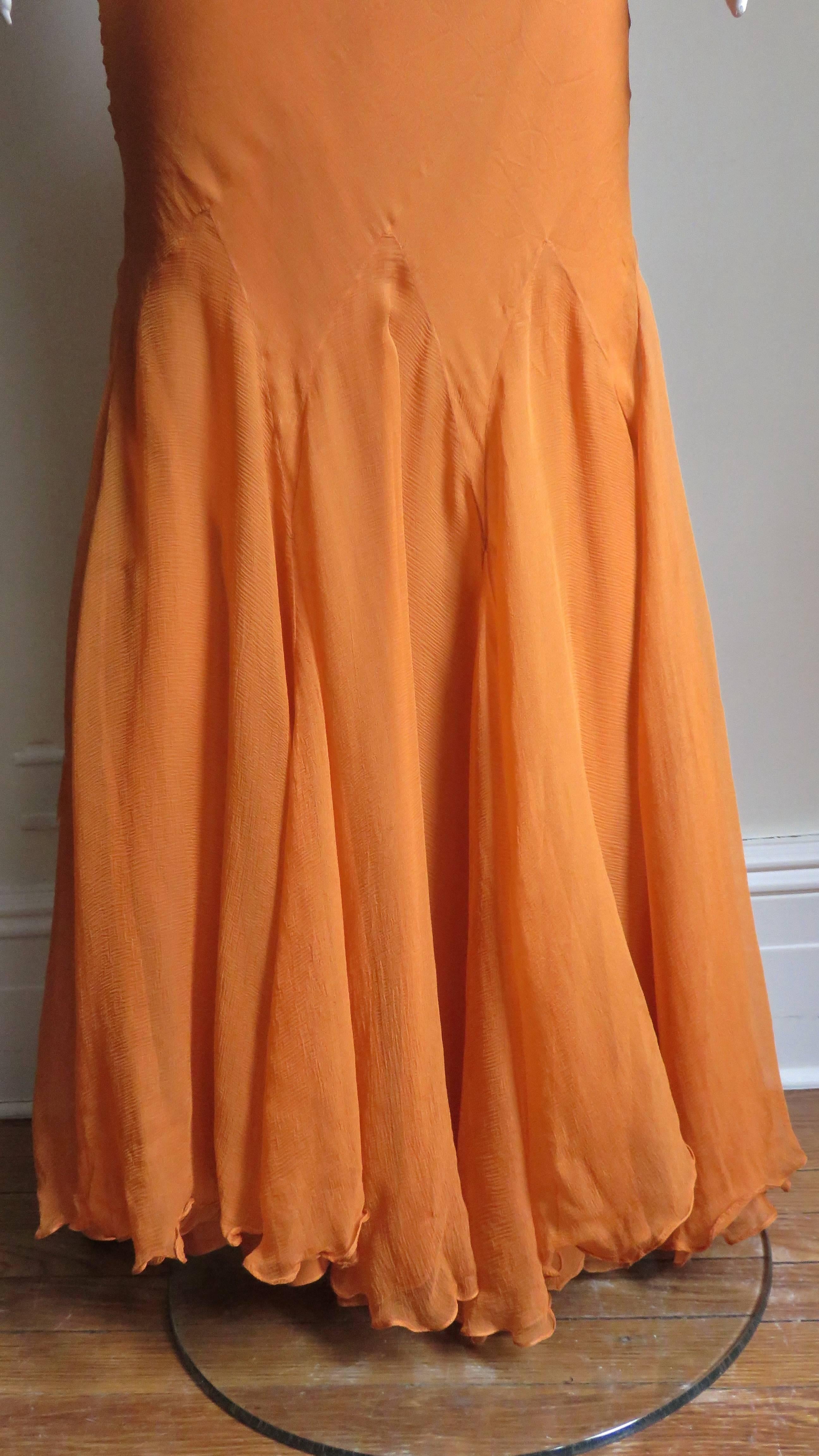 1990s Galliano for Christian Dior Velvet Gown