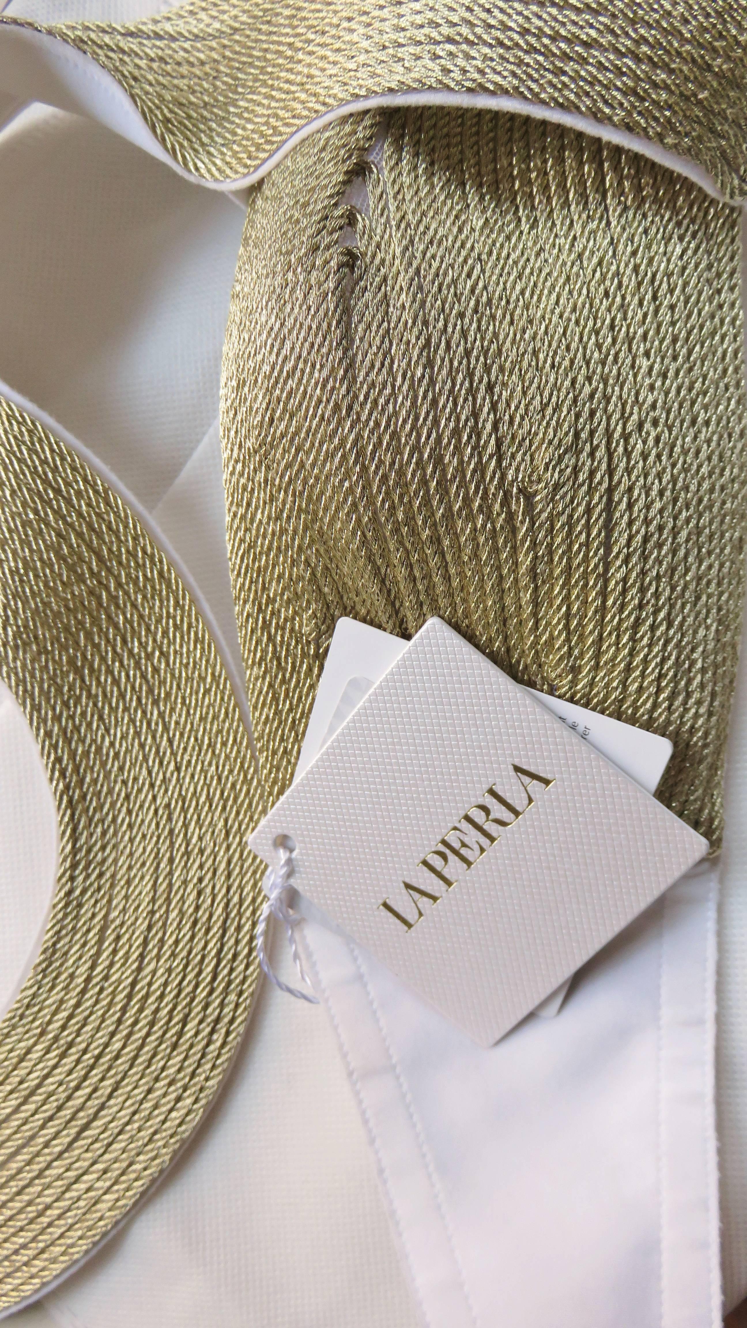 Stunning New Color Block La Perla Bikini 4