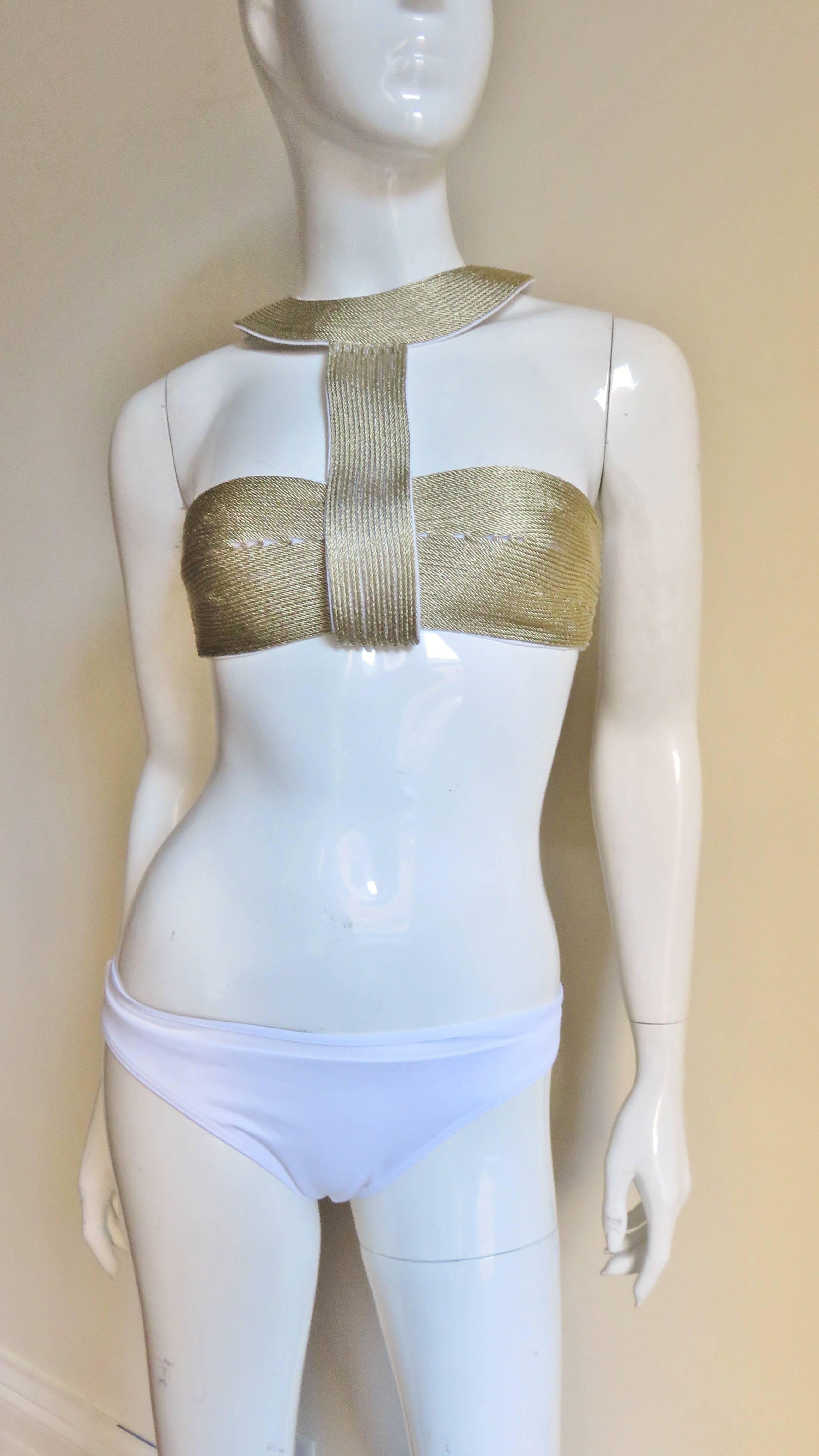 Stunning New Color Block La Perla Bikini 1