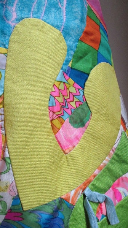 1960s LOVE Applique Patchwork Maxi 1