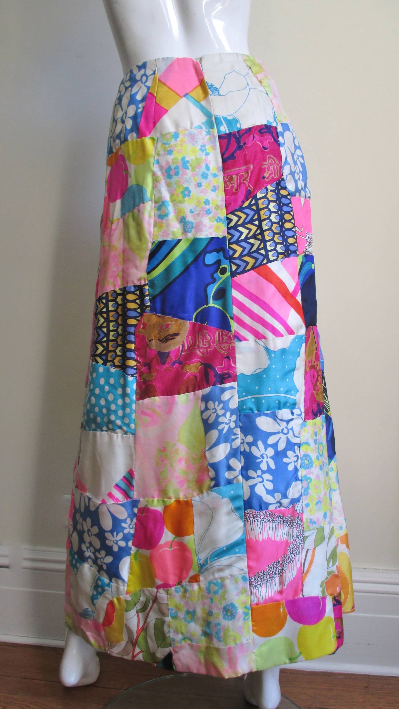 1960s LOVE Applique Patchwork Maxi 5