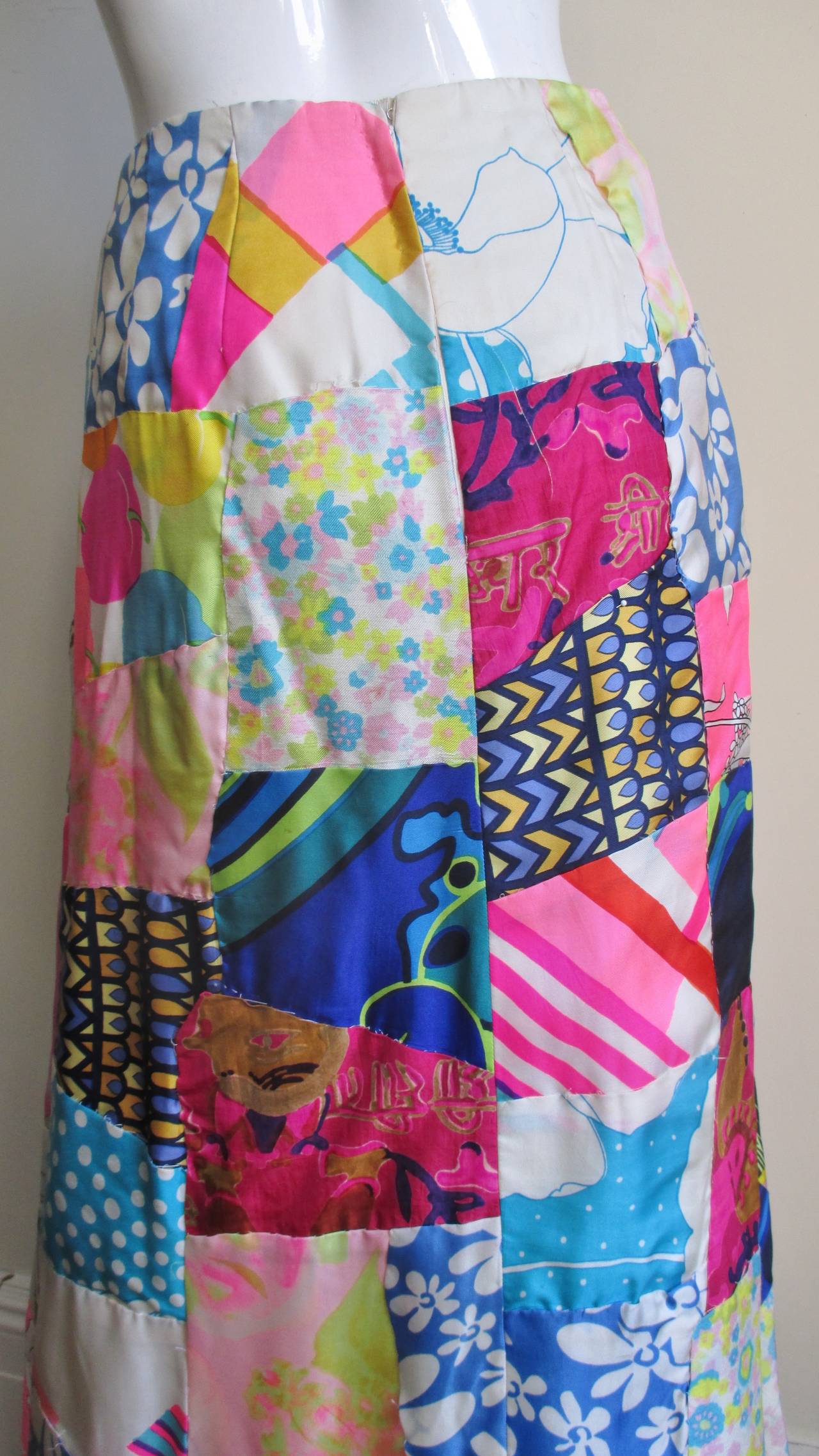 1960s LOVE Applique Patchwork Maxi 4