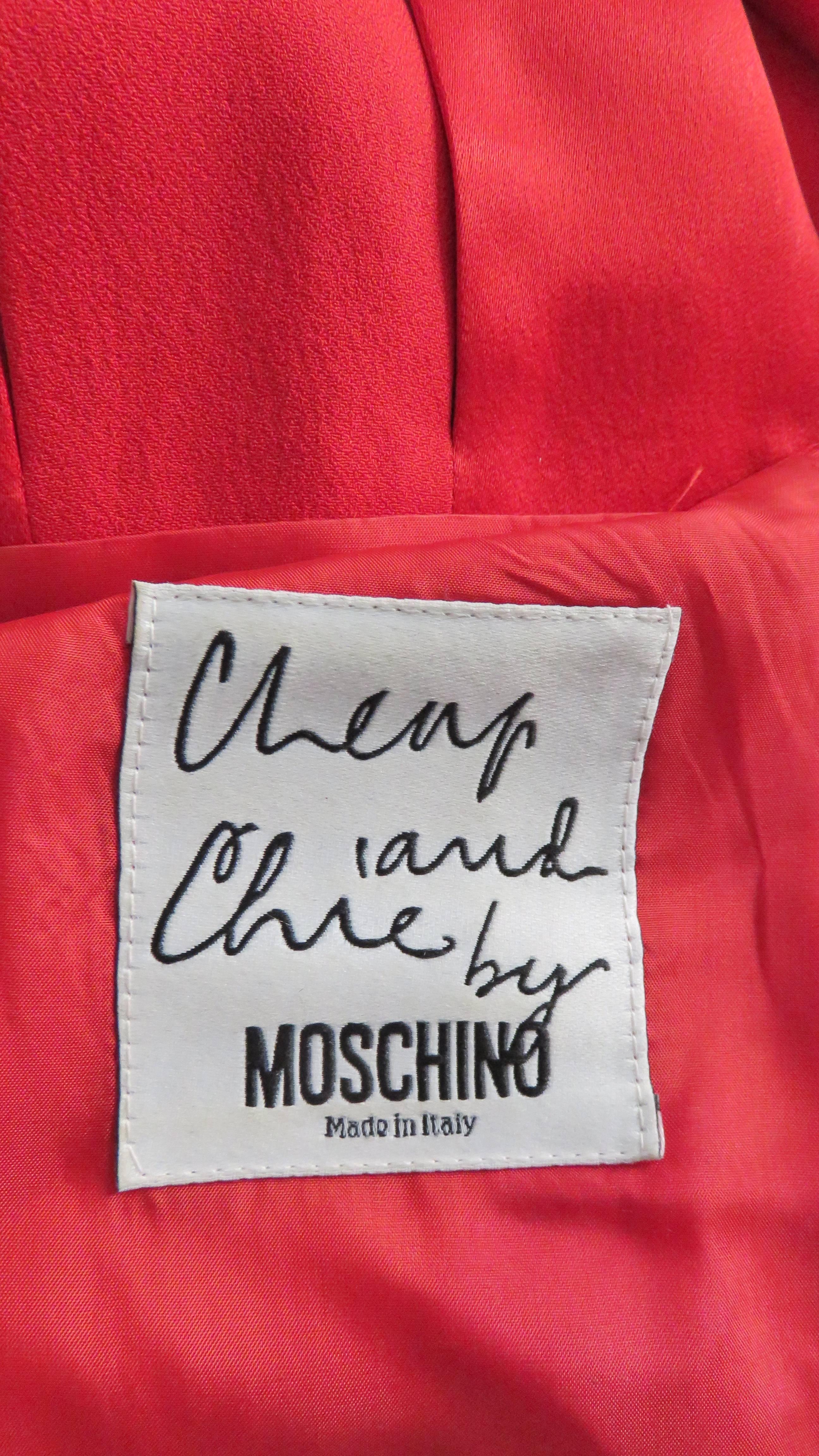 Moschino Dress with Car Wash Hem 3