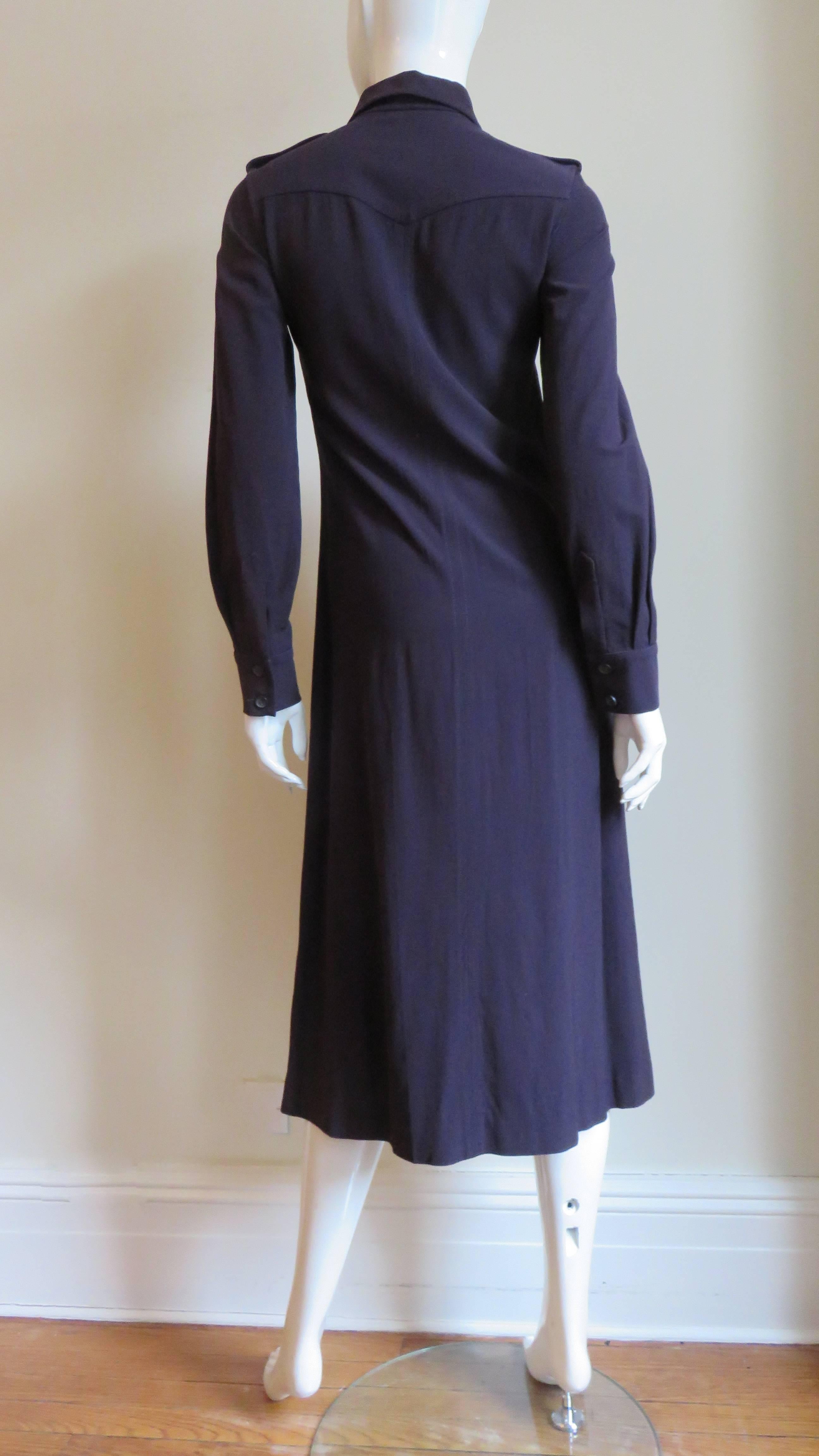 Tom Ford for Gucci Zipper Front Shirtwaist Dress A/W 1996 10