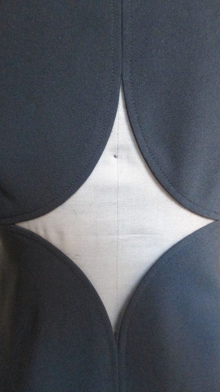 courreges cut out dress