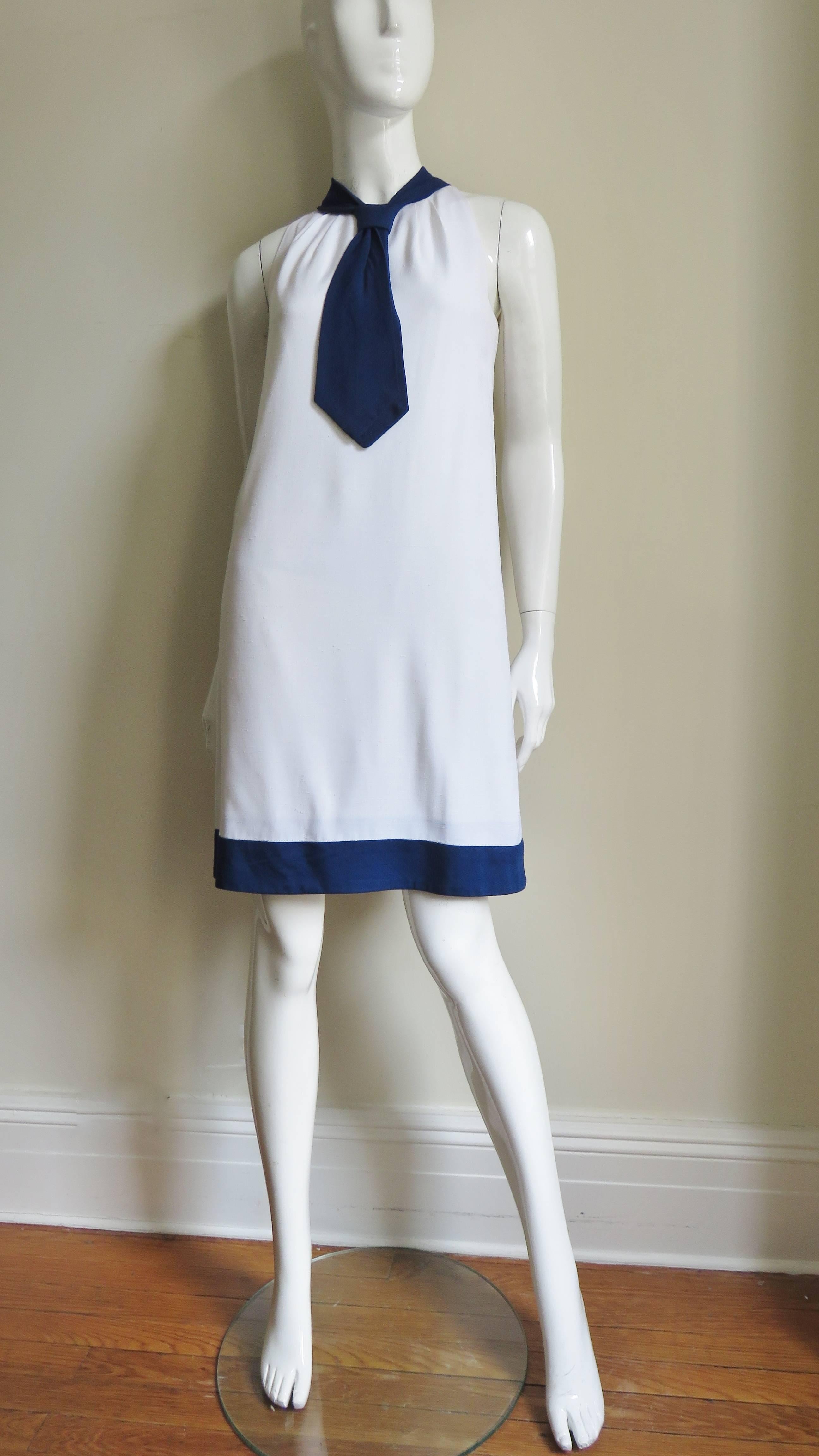 1960s Pierre Cardin Color Block Dress 2