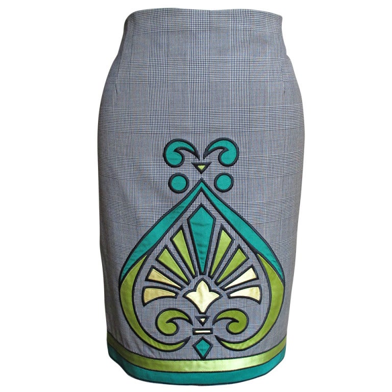Gianni Versace Applique 2 Sided Skirt