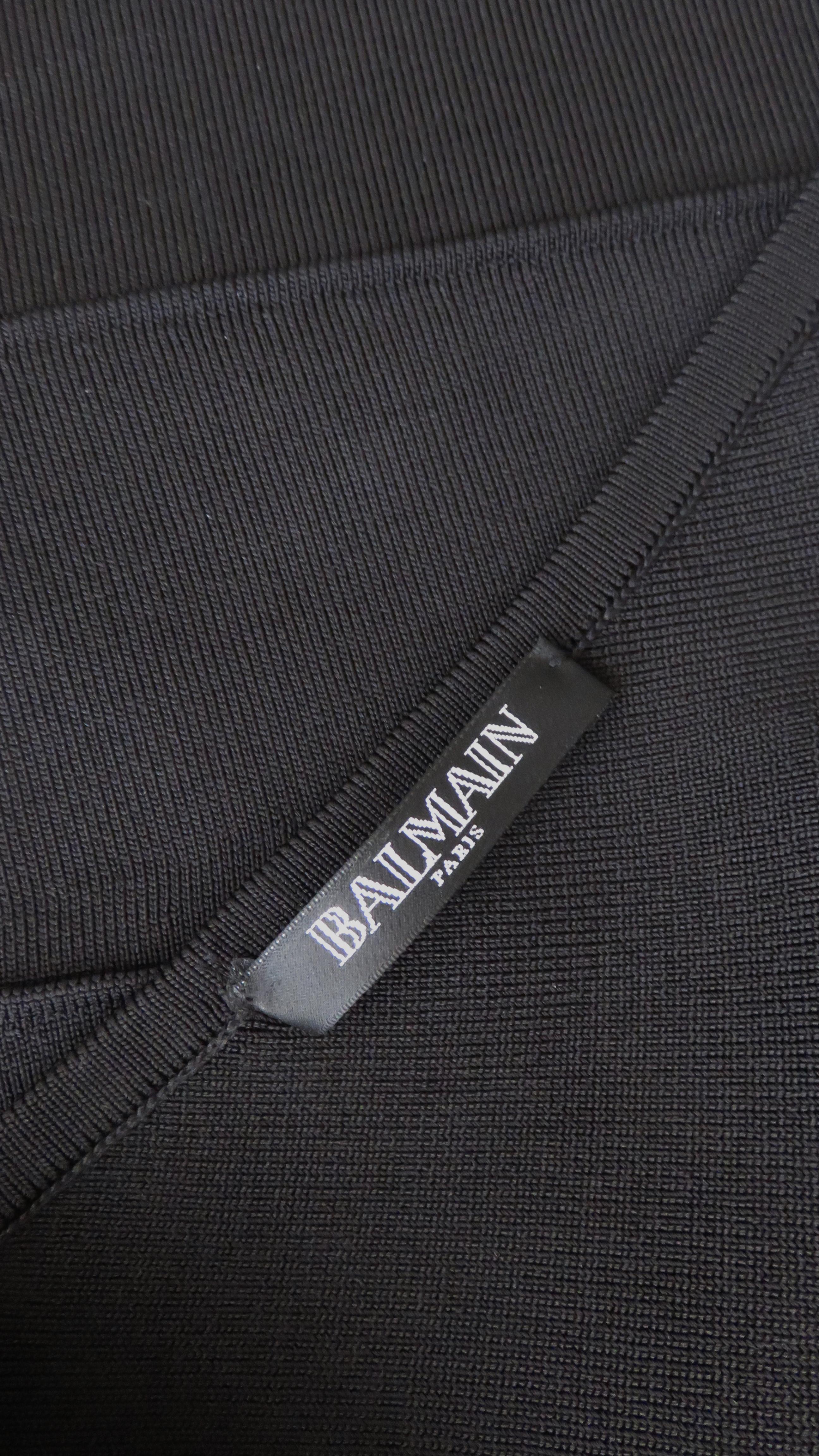 Pierre Balmain Vestido de una manga con cortes laterales en venta 13