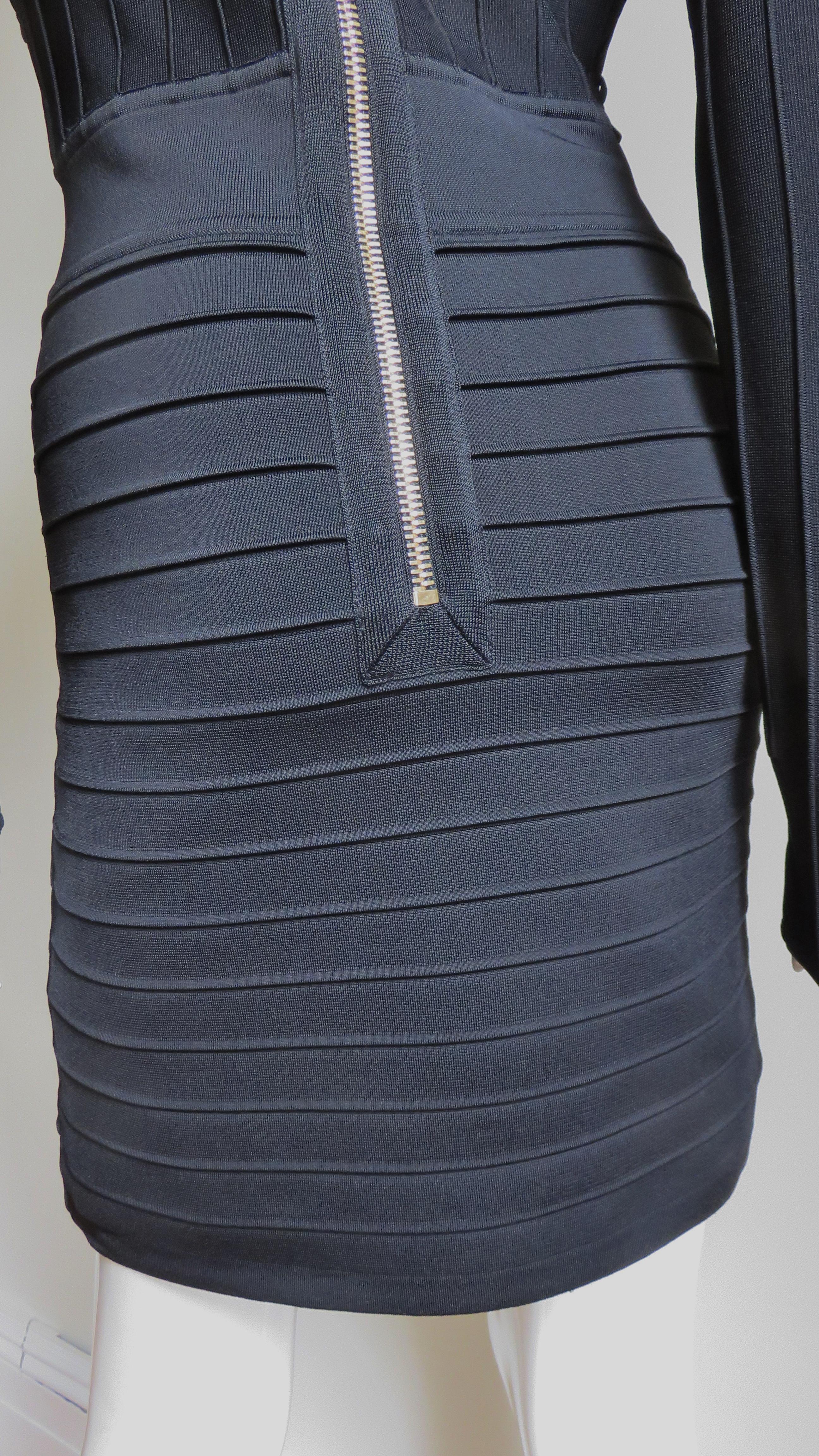 Pierre Balmain New Lace Up Bandage Dress For Sale 6