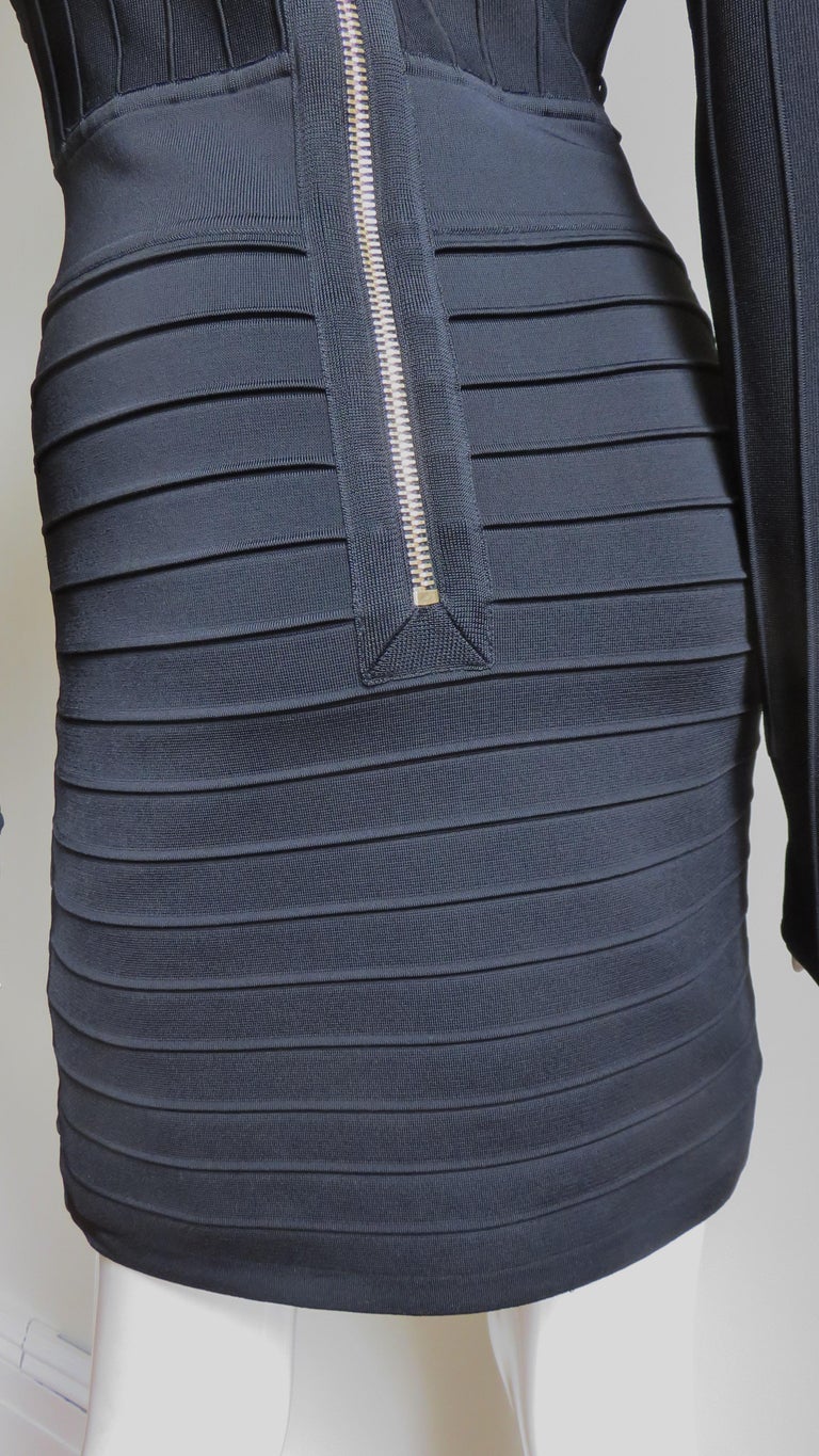 Pierre Balmain New Lace Up Bandage Dress For Sale at 1stDibs balmain