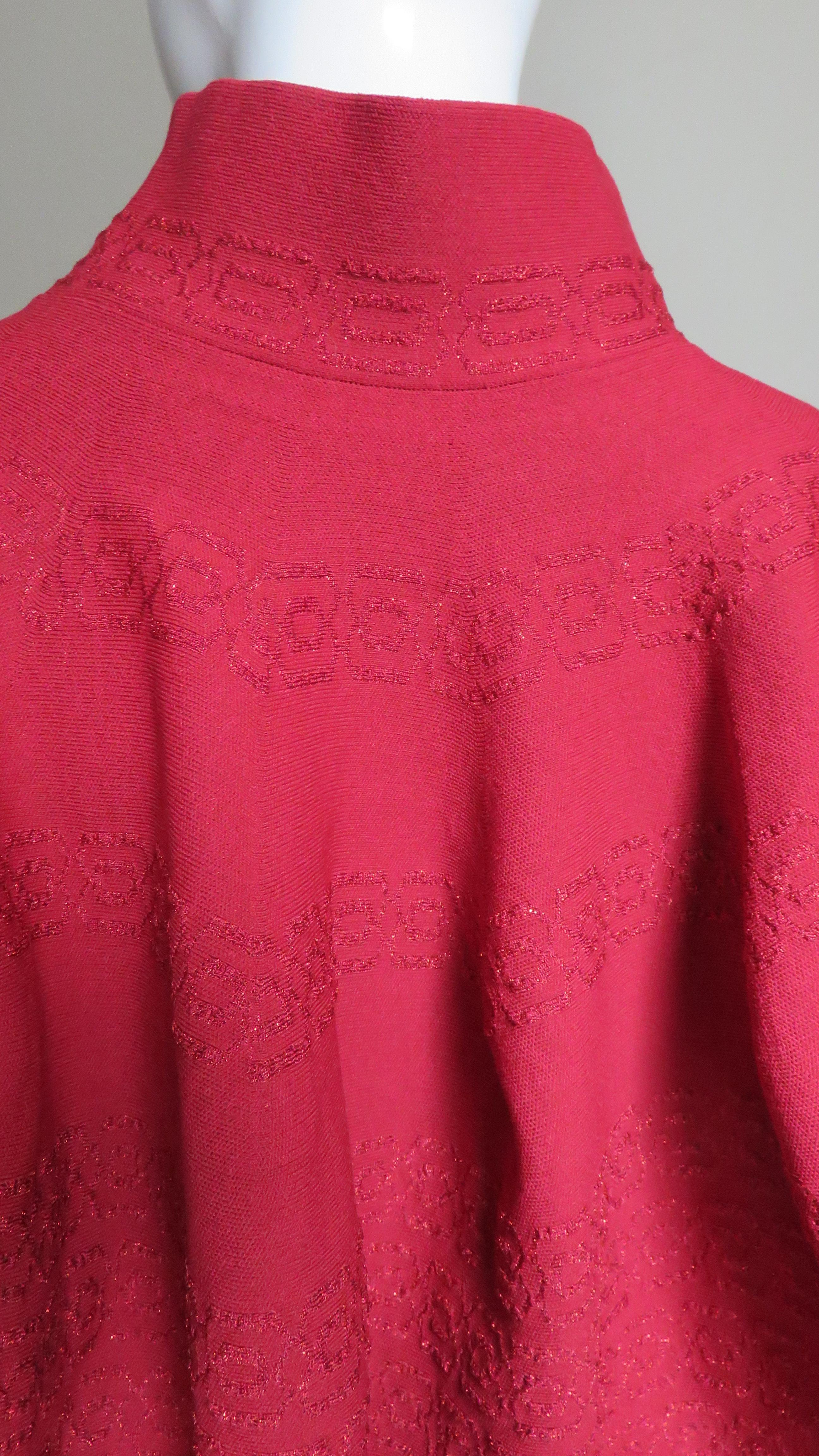  Alaia Cape Sweater 1980s For Sale 2