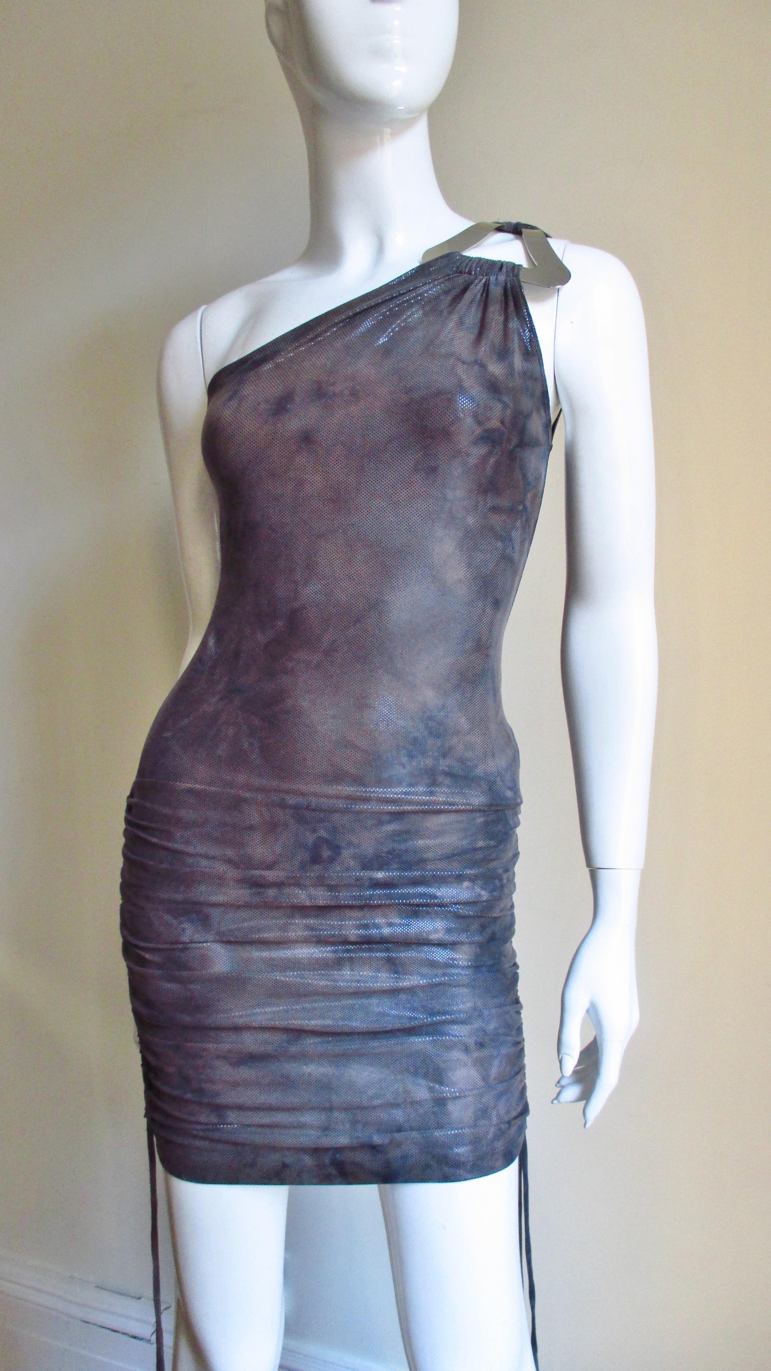1990s Gianni Versace Dress with Hardware In Excellent Condition In Water Mill, NY