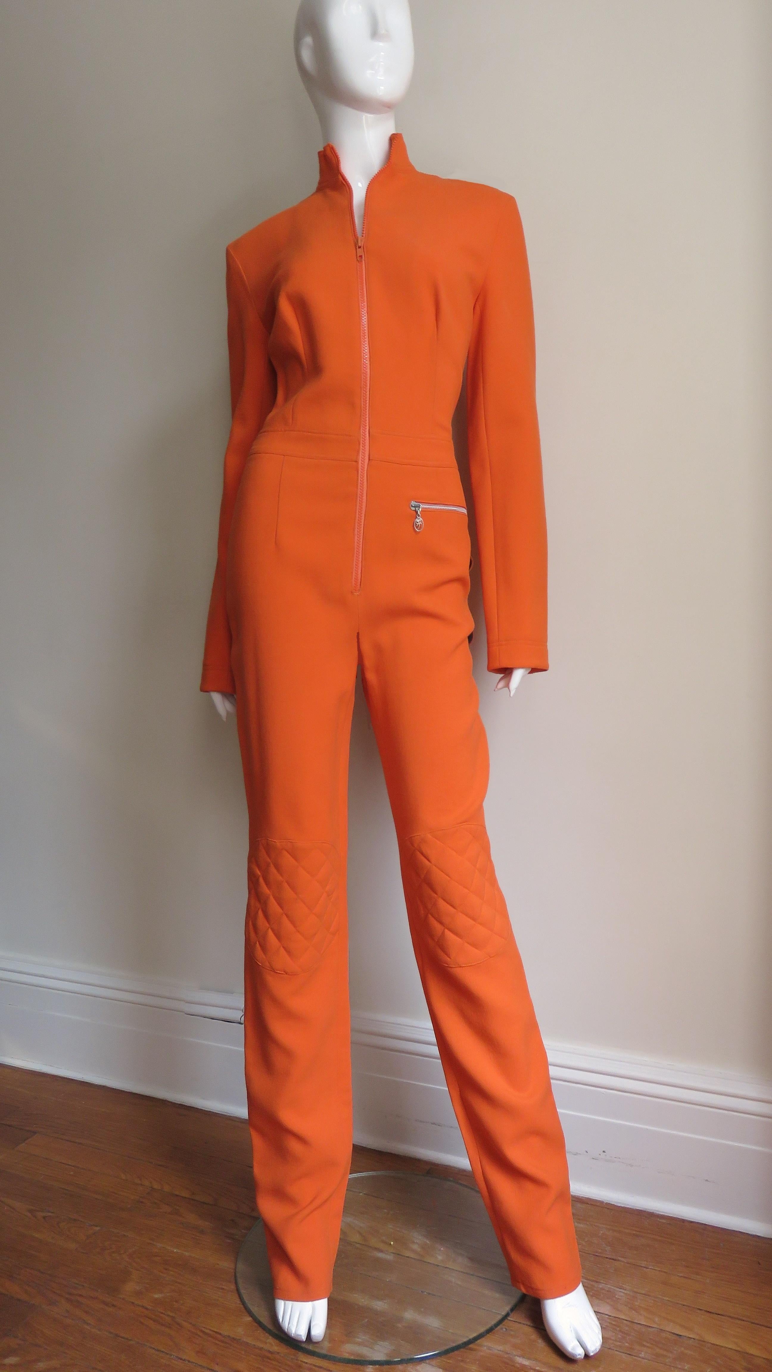 Jean Charles de Castelbajac Zipper Front Jumpsuit In Good Condition In Water Mill, NY