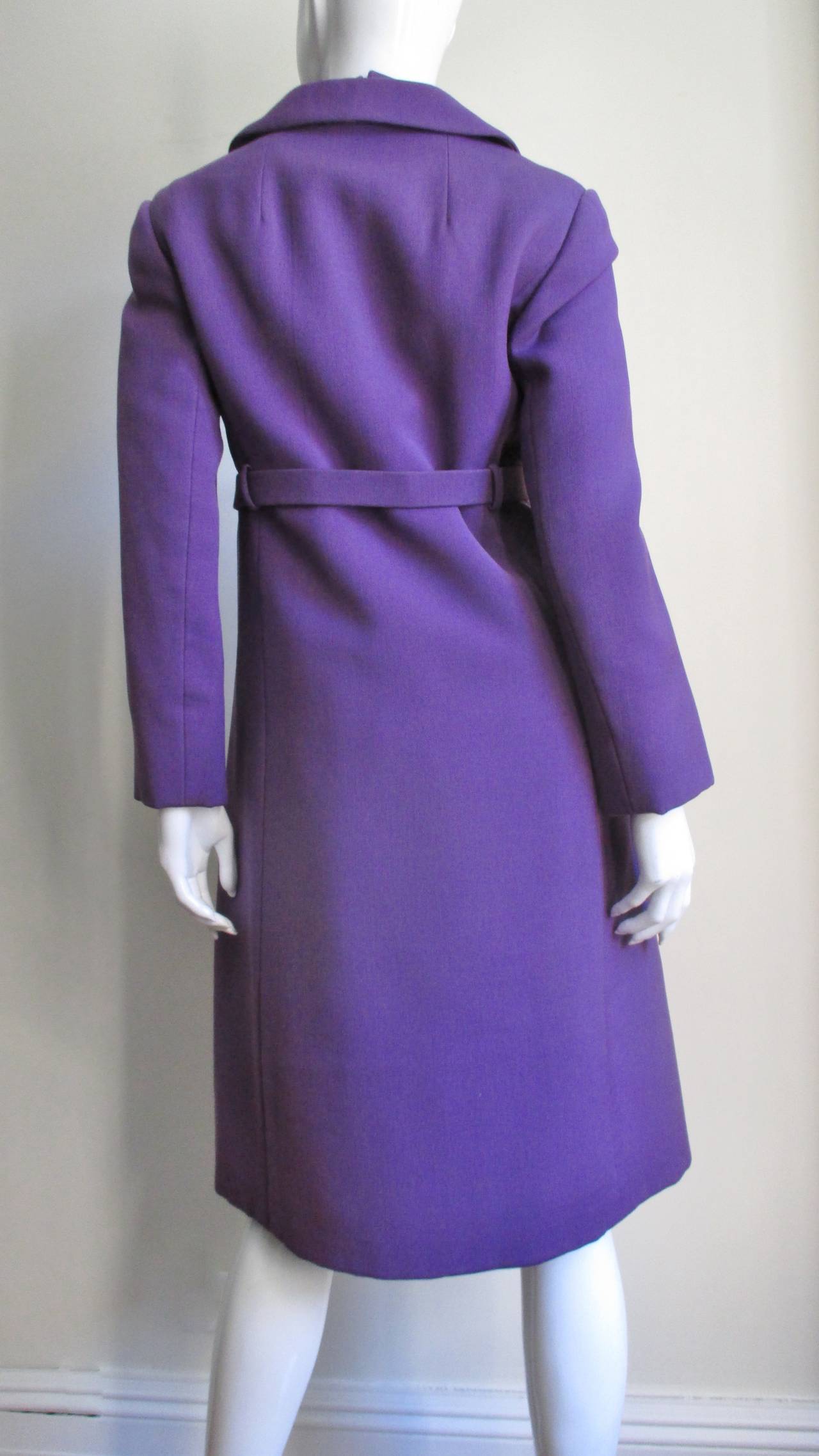 Yves St Laurent for Christian Dior 1960s Dress and Coat 1