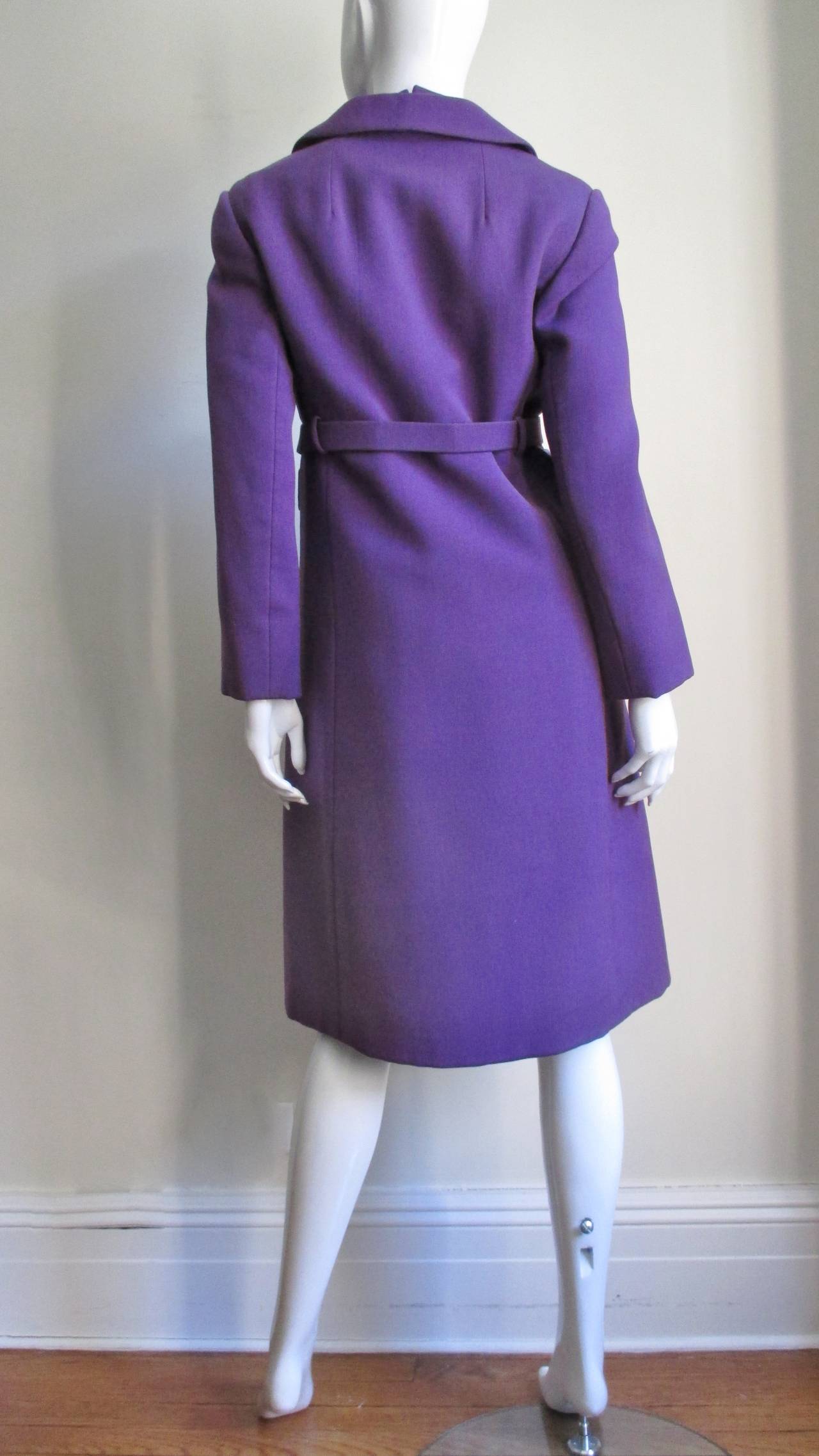 Yves St Laurent for Christian Dior 1960s Dress and Coat 2