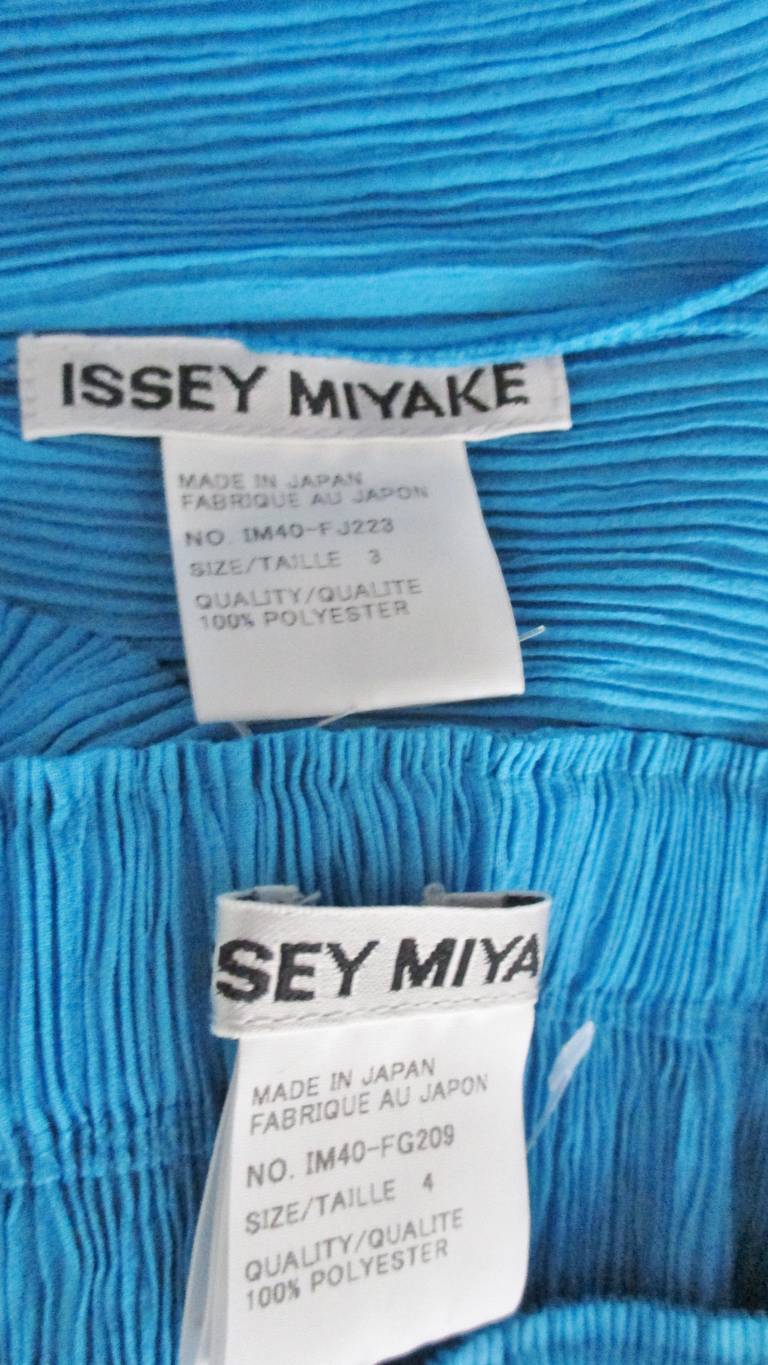 Issey Miyake Circle Imprint Top and Skirt Set 7