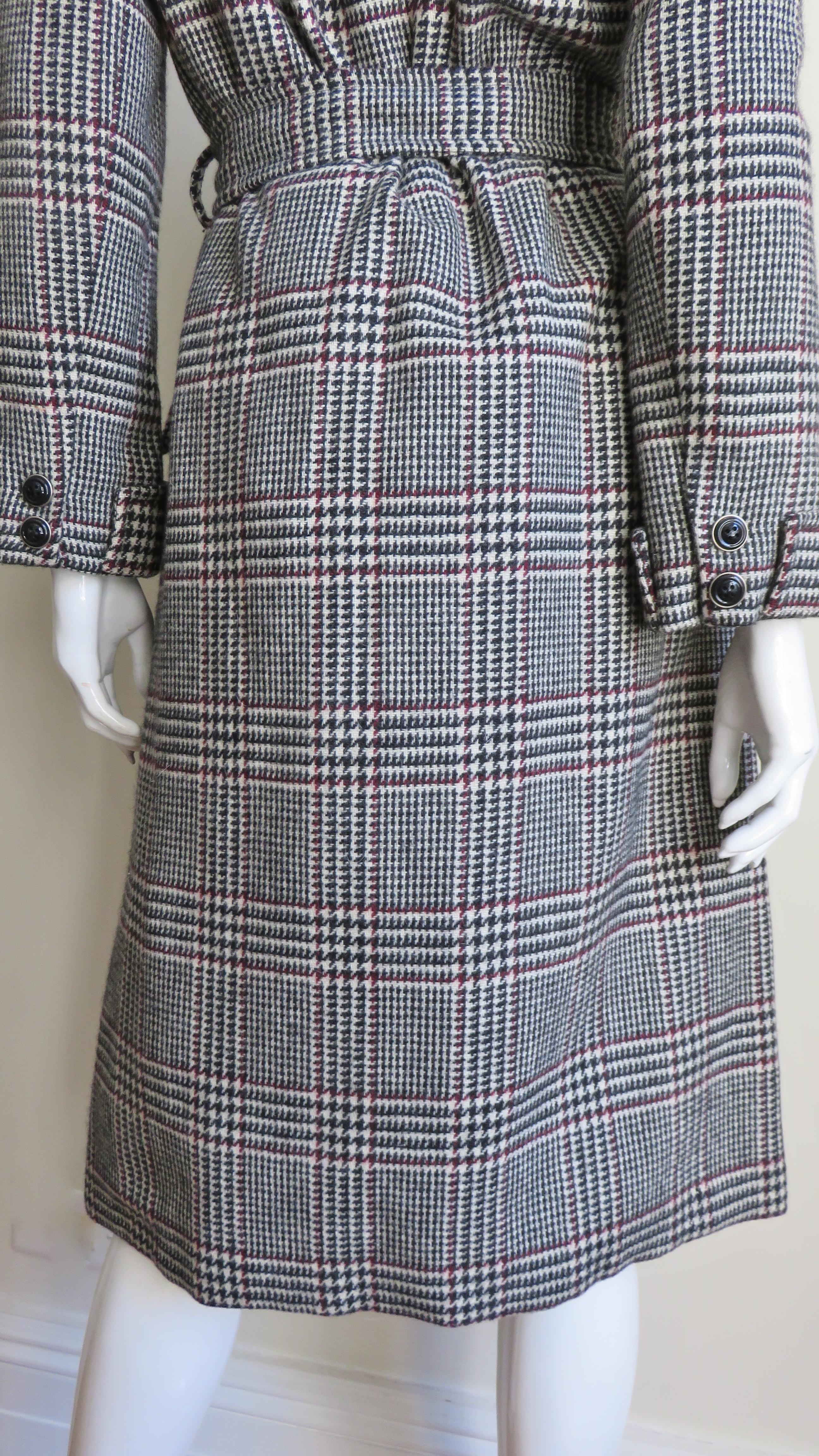 Adele Simpson Belted Coat and Skirt Set 1960s For Sale 5