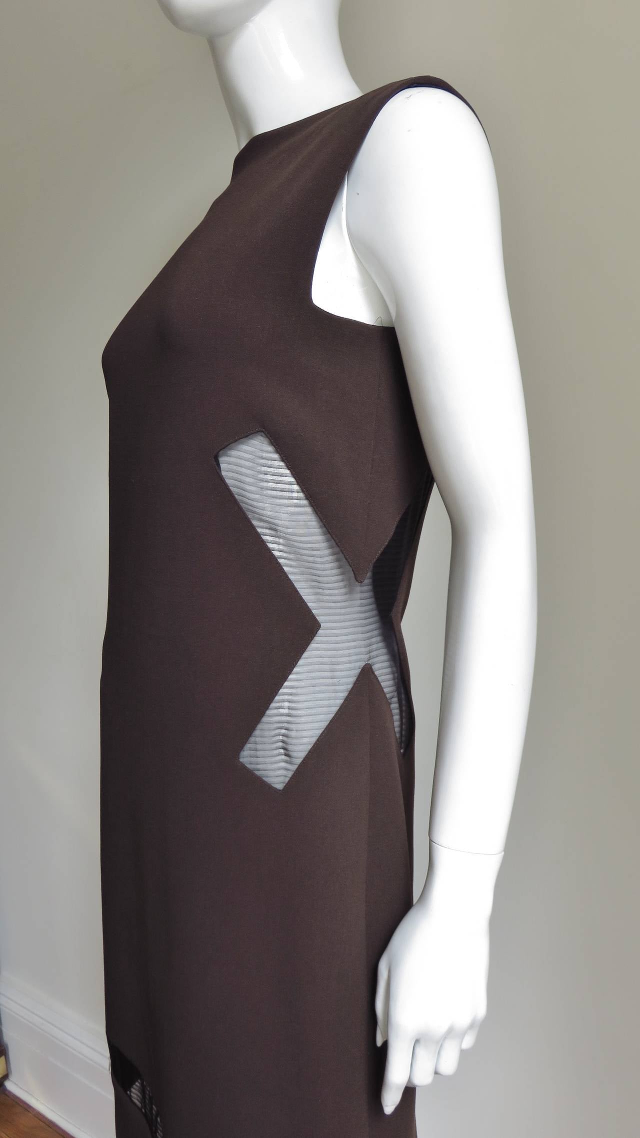 Jean Paul Gaultier Dress with Cut outs In Excellent Condition For Sale In Water Mill, NY