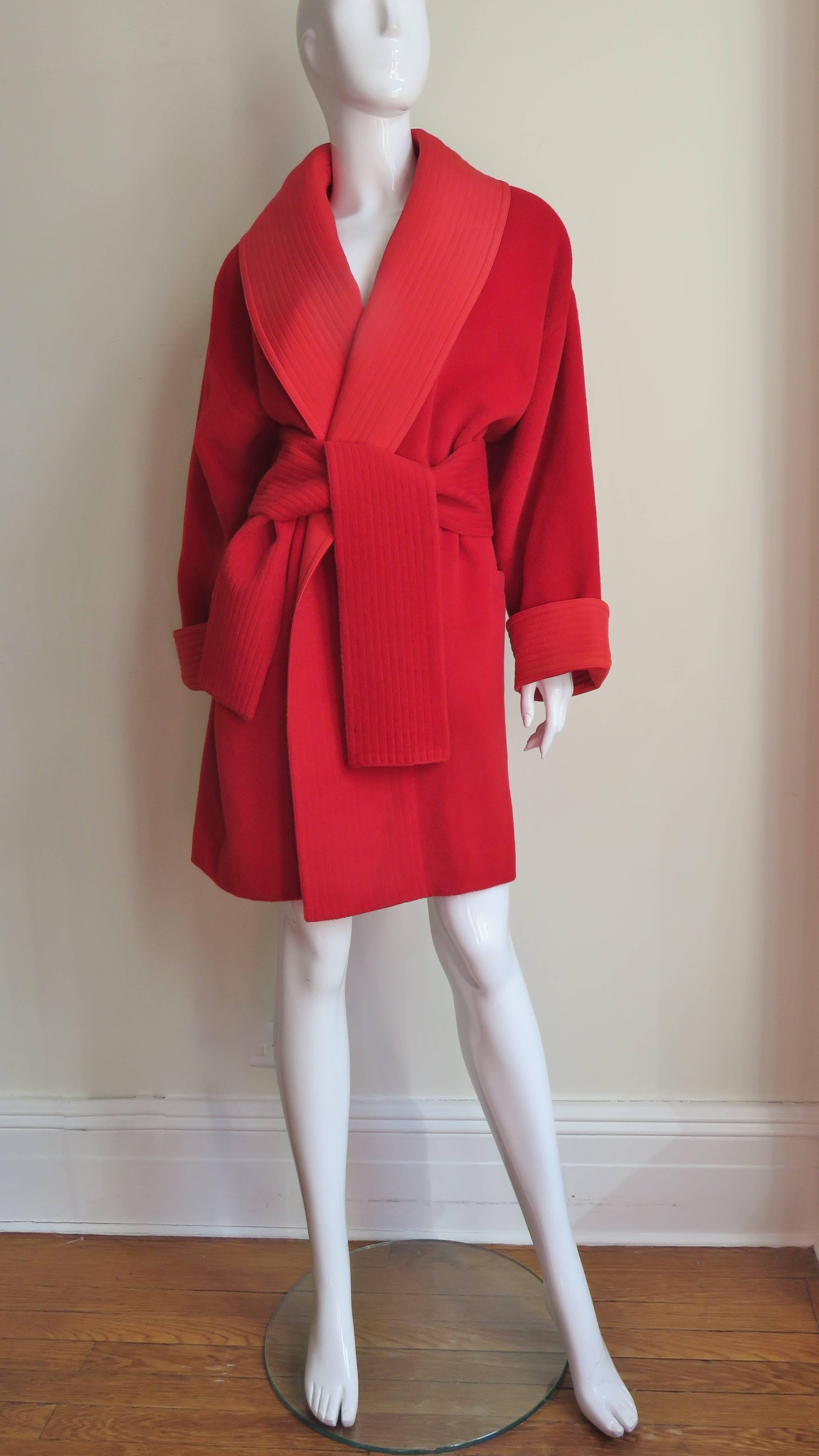 1990s Gianni Versace Belted Wrap Jacket 4