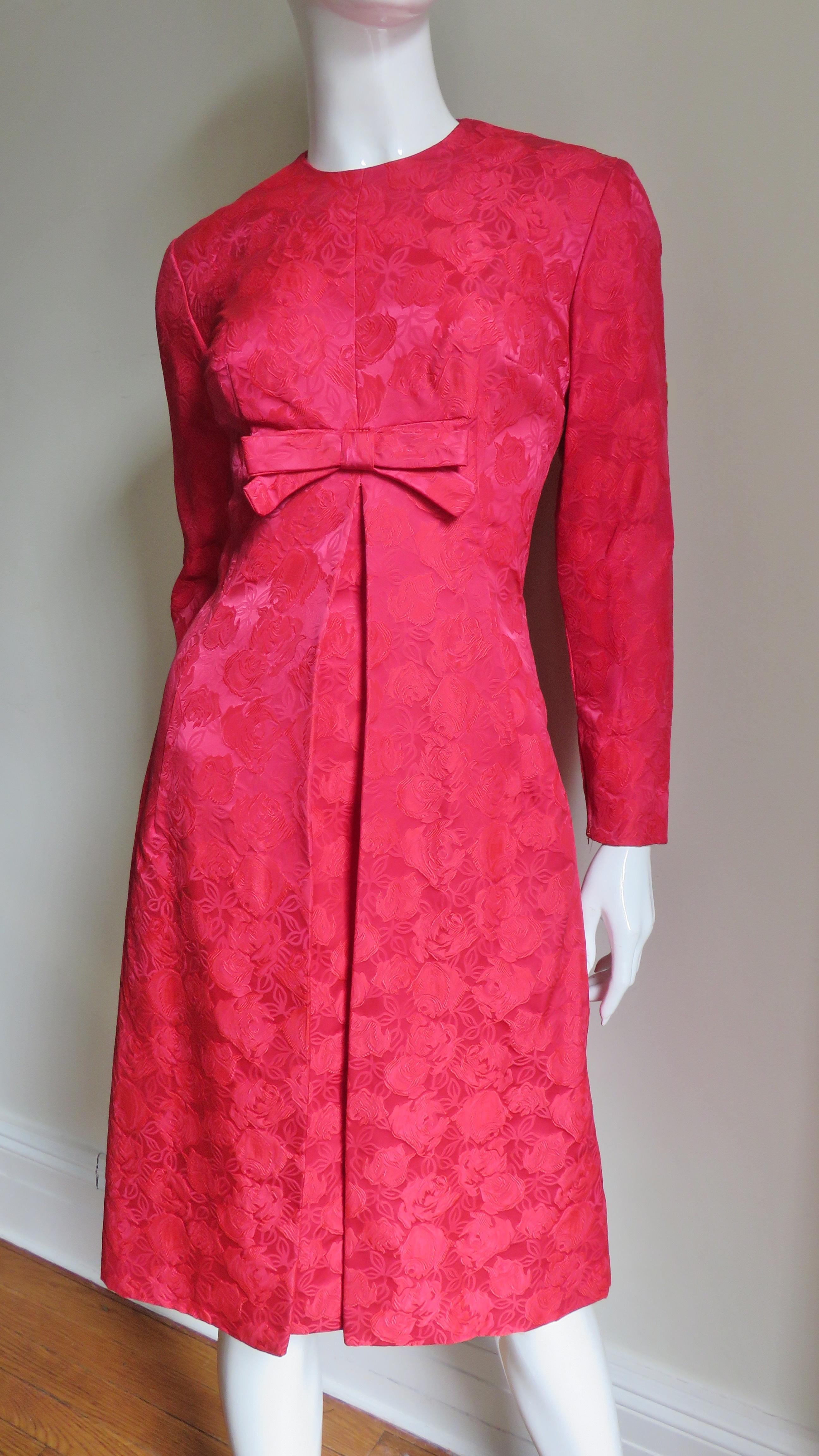 Women's Suzy Perette New Damask Dress and Overdress 1950s